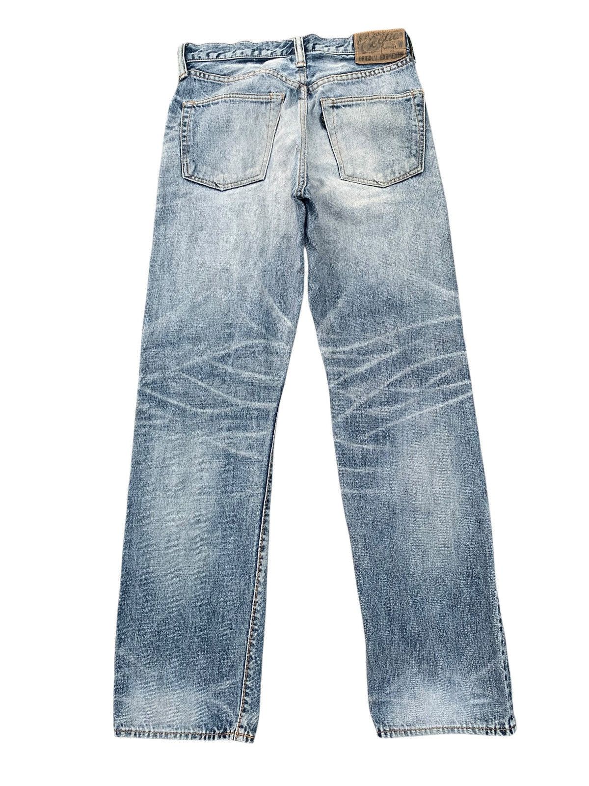 Kapital COOTIE SELVEDGE RUSTY MUDWASH JAPANESE DISTRESSED DENIM Size US 28 / EU 44 - 2 Thumbnail