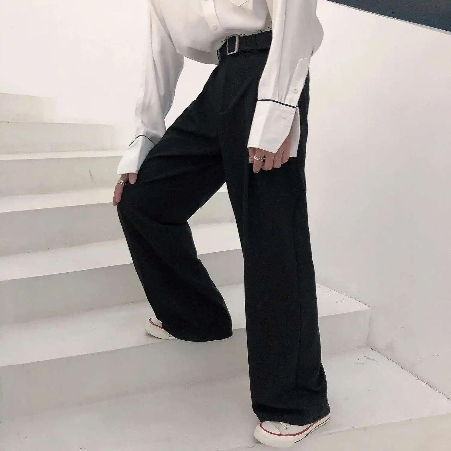 Japanese Brand Minimalistic Asian Style Casual Pants Black Size US 34 / EU 50 - 3 Thumbnail