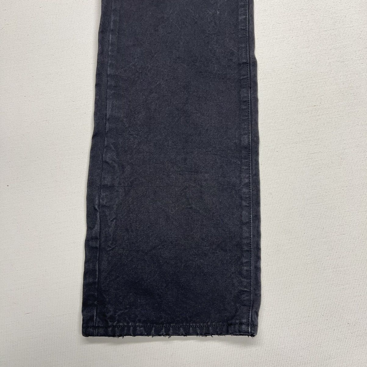 Vintage Loomstate Pants Black Straight Canvas Workwear Utility Firm Size US 32 / EU 48 - 3 Thumbnail