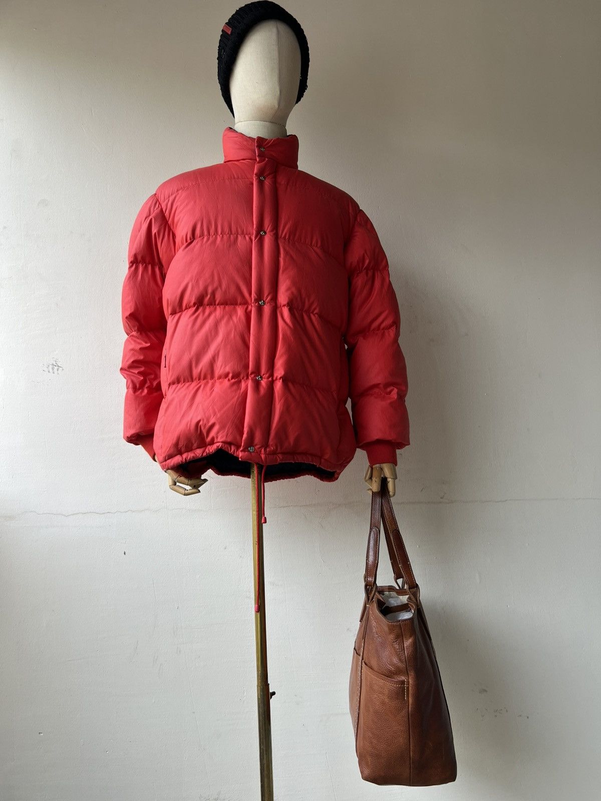 Leather Genten Japan Patina Leather Multi Pocket Tote Bag Size ONE SIZE - 4 Thumbnail