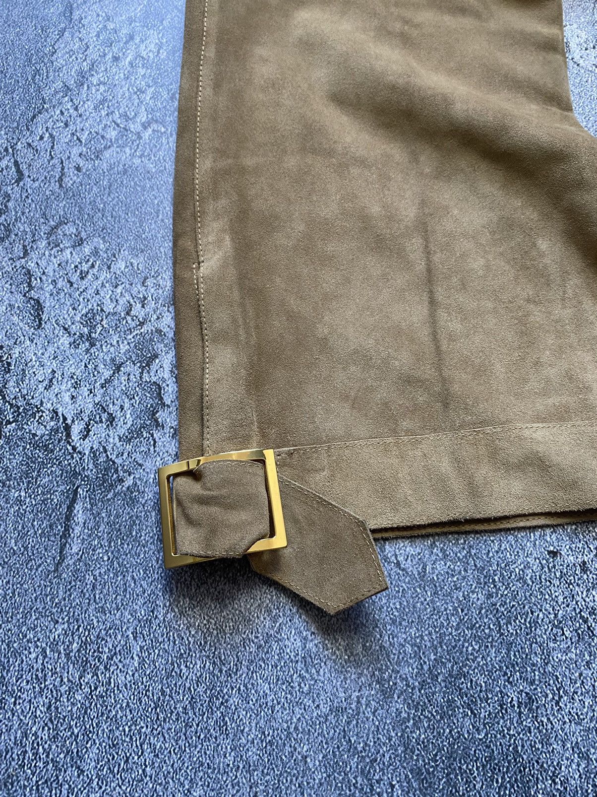 Marni Marni suede leather pelle wide pants Size 28" / US 6 / IT 42 - 12 Thumbnail
