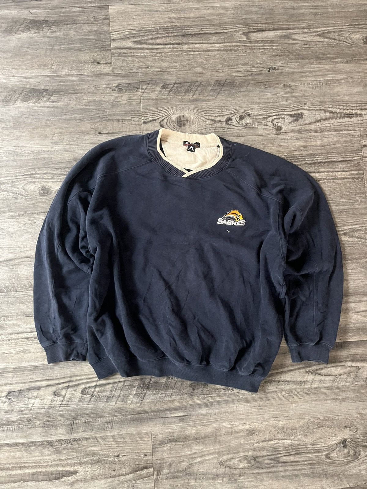 Japanese Brand × Vintage Vintage 90s y2k Buffalo Sabers Crewneck Size US XXL / EU 58 / 5 - 1 Thumbnail