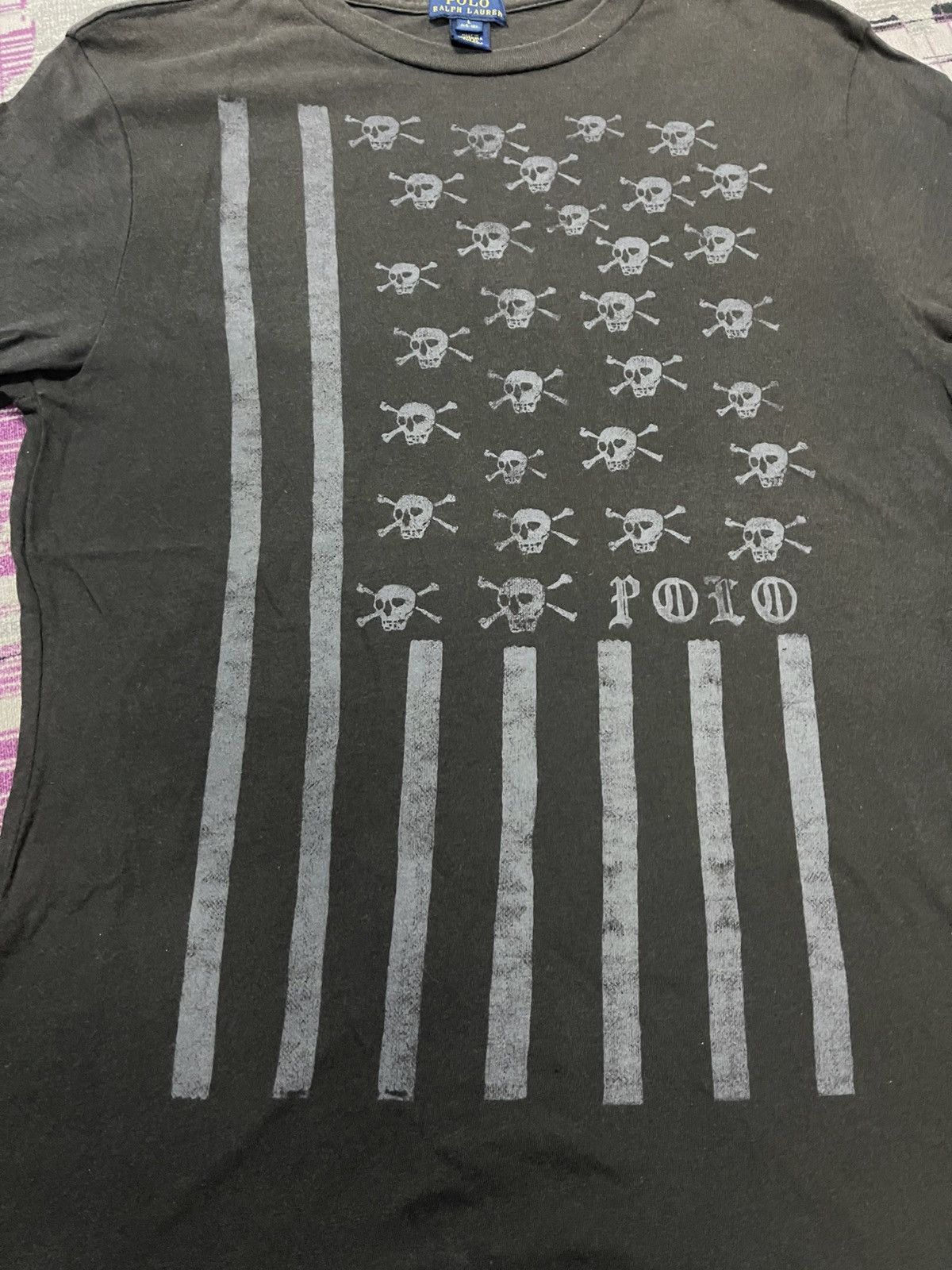 Polo Ralph Lauren VINTAGE SUN FADED POLO RALPH LAUREN SKULLS FLAG VERY RARE Size US L / EU 52-54 / 3 - 2 Thumbnail
