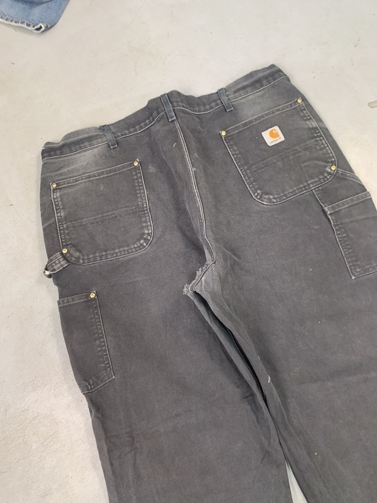 Carhartt Vintage Carhartt B136 BLK double knee carpenter denim Size US 42 / EU 58 - 7 Thumbnail