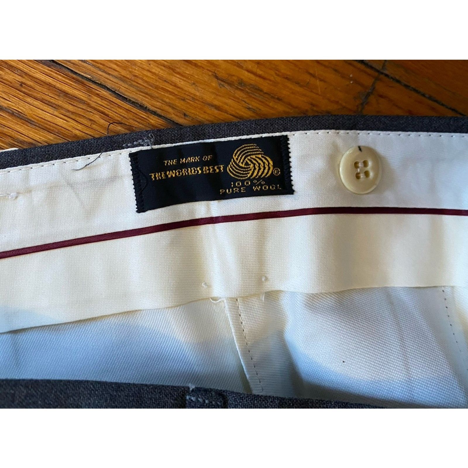 Evan Picone NEW USA Evan Picone Men’s Pants Wool W36 Unfinished Hem NWT Size US 36 / EU 52 - 5 Thumbnail