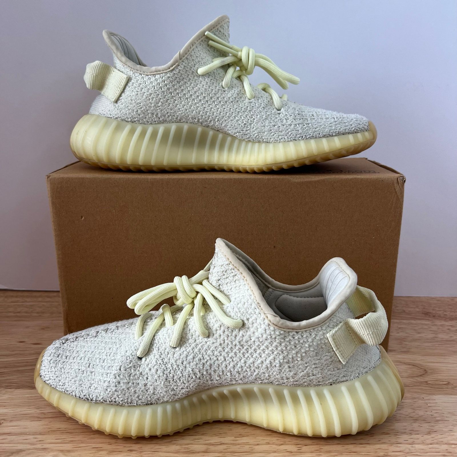 Yeezy Yeezy Boost 350 V2 'Butter' Men’s Size 4.5, Size Wmns 6 Size US 6 / IT 36 - 2 Thumbnail