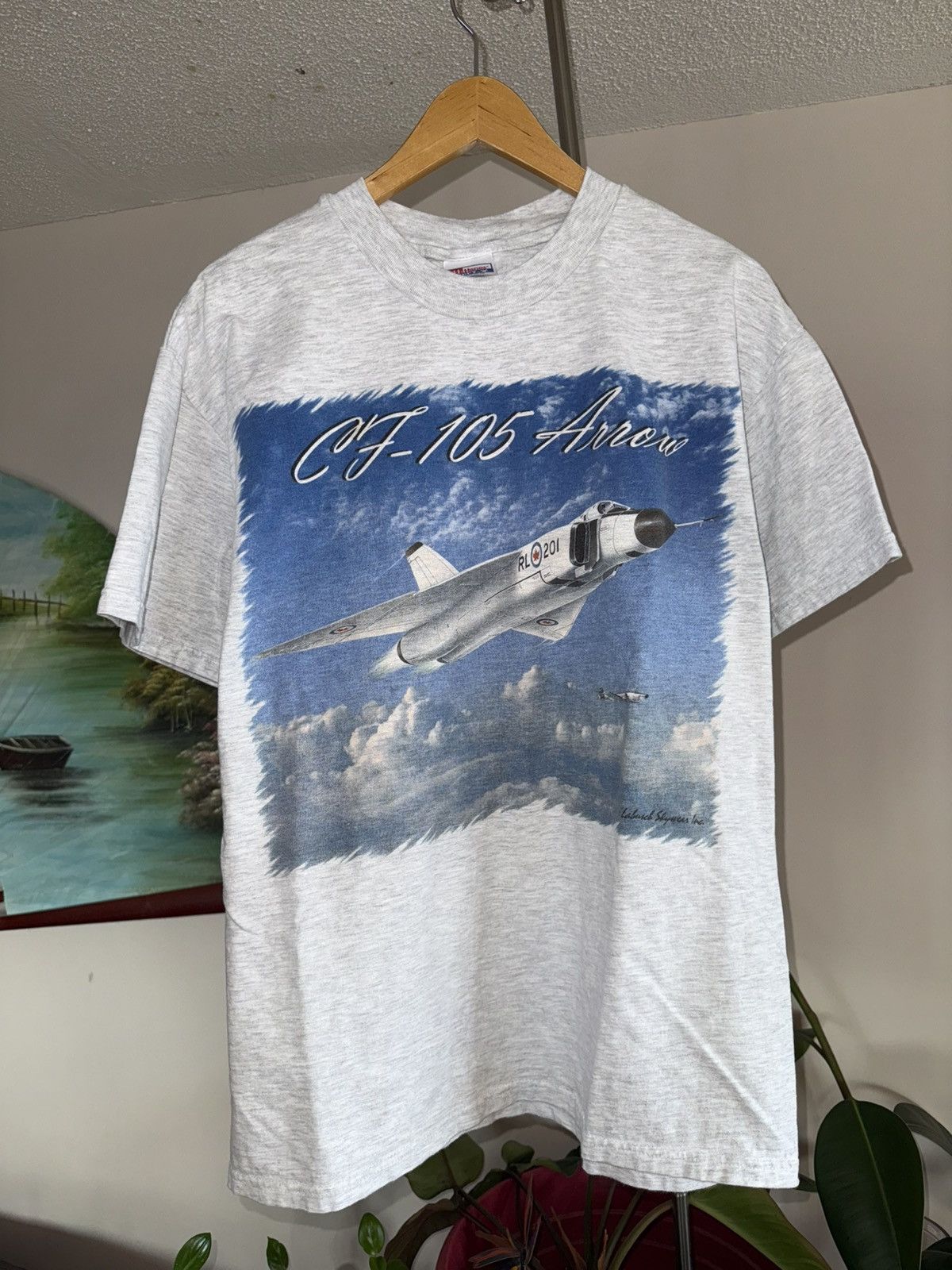 Vintage Vintage CJ-105 Arrow Canadian Aviation Museum Tee Size US L / EU 52-54 / 3 - 1 Thumbnail