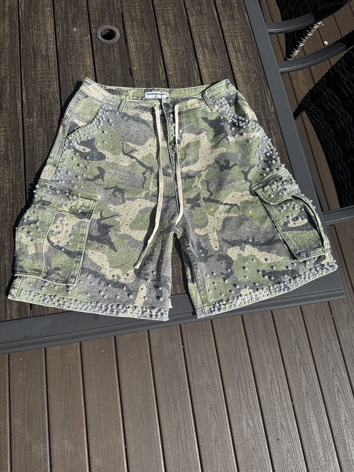 Vale Vale Forever Soulja Camo Jorts Shorts Green Valley
