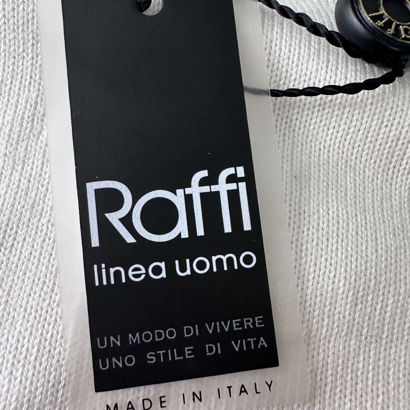 Other Raffi Linea Uomo Sweater Men’s Small Ivory Lightweight New Size US S / EU 44-46 / 1 - 5 Thumbnail