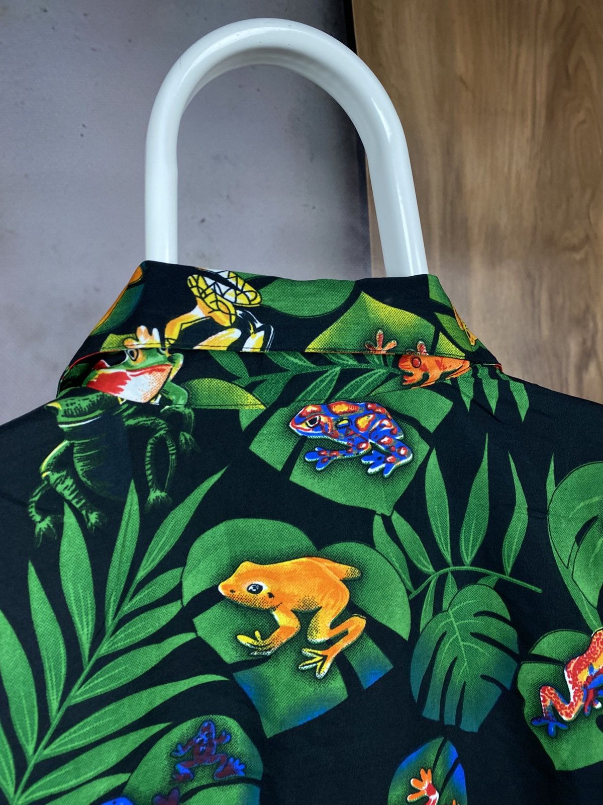 Vintage 🐸Vintage Shirt Short Sleeve Toads Hawaiian Overprint Tee🐸 Size US M / EU 48-50 / 2 - 7 Thumbnail