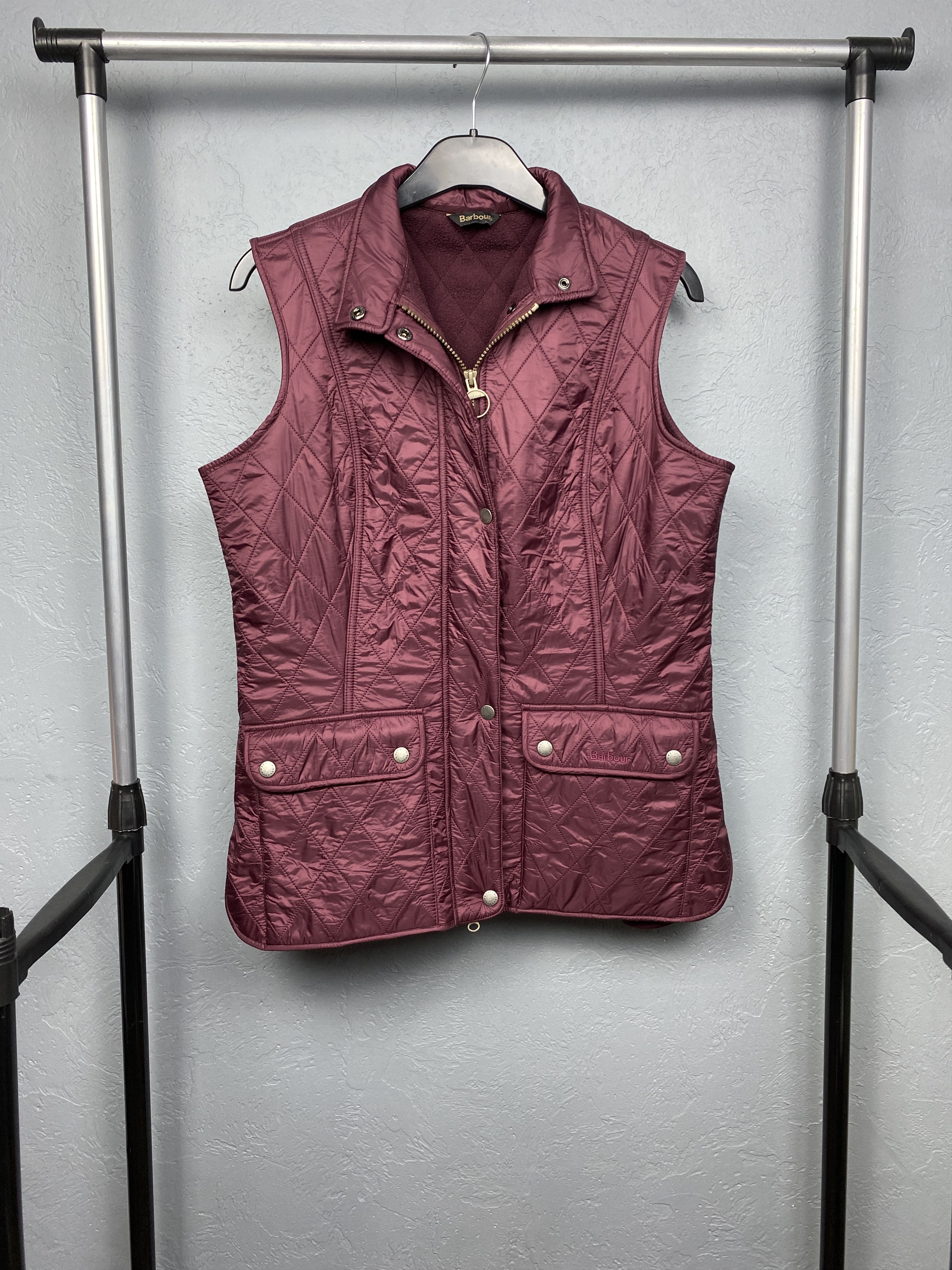 Barbour Barbour Womens Wray Gilet Quilted Vest Size L / US 10 / IT 46 - 1 Thumbnail