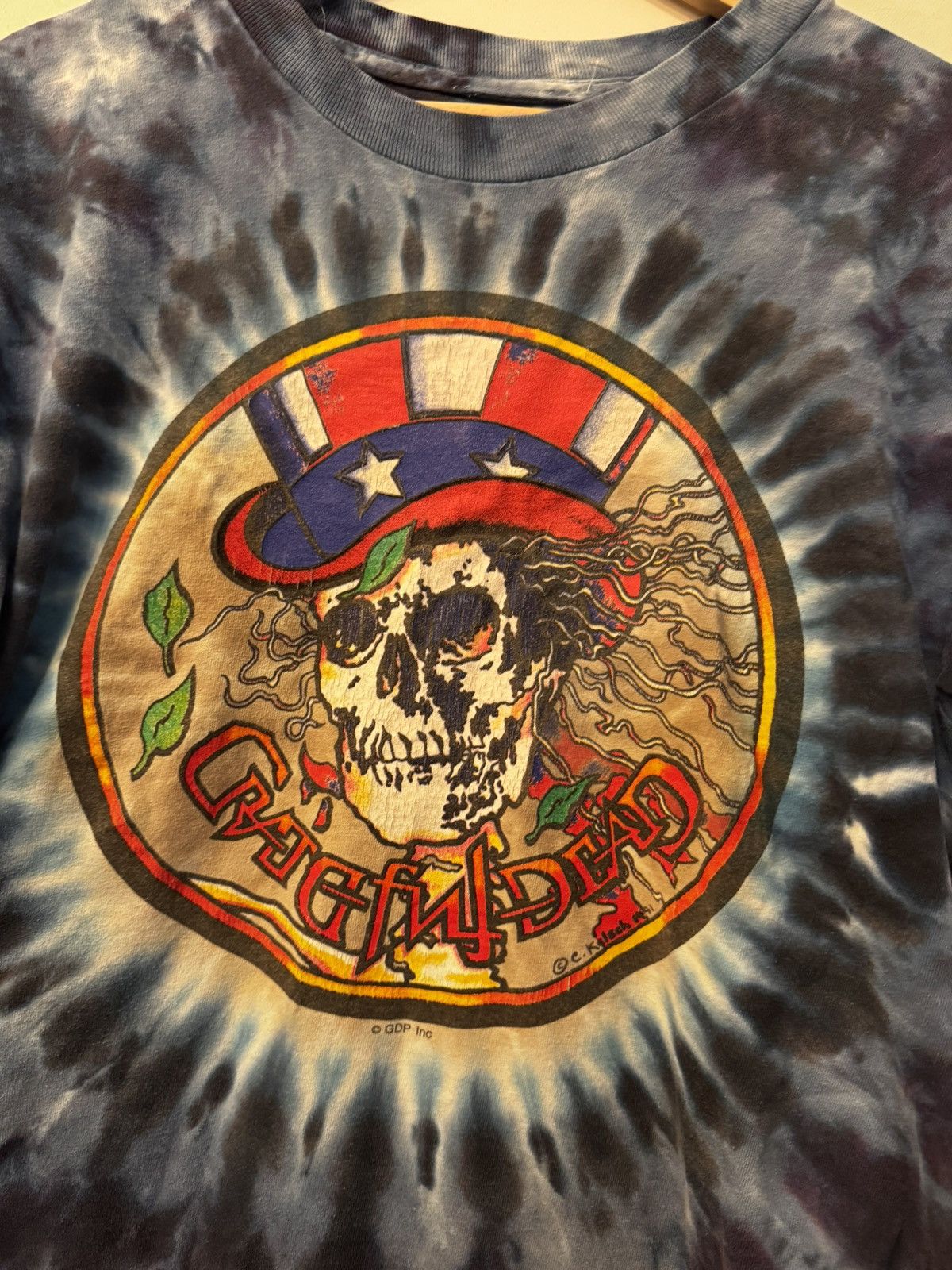 Grateful Dead × Vintage Vintage Abe Lincoln Grateful Dead Tie Dye Shirt Size US M / EU 48-50 / 2 - 2 Thumbnail