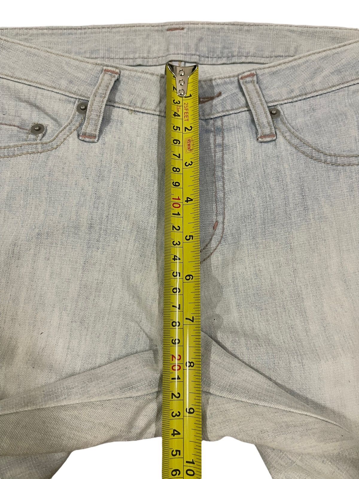 Uniqlo Vintage Japanese Uniqlo Light Blue Wash Flare Jeans Size 28" / US 6 / IT 42 - 13 Thumbnail