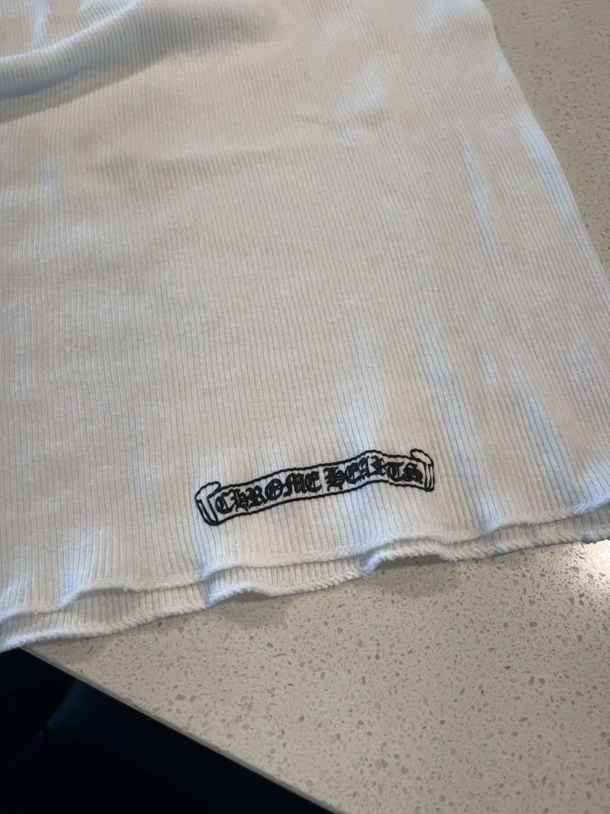 Chrome Hearts Tbar Cross White Tank