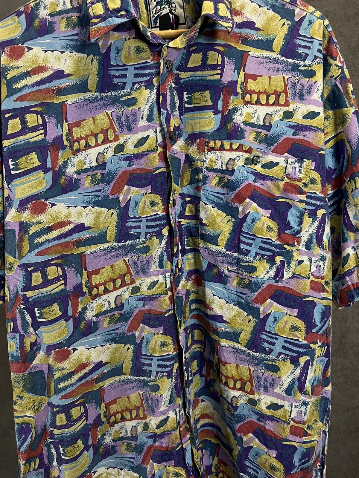 Other Art crazy Hawaiian vintage shirt Size US XL / EU 56 / 4 - 3 Thumbnail