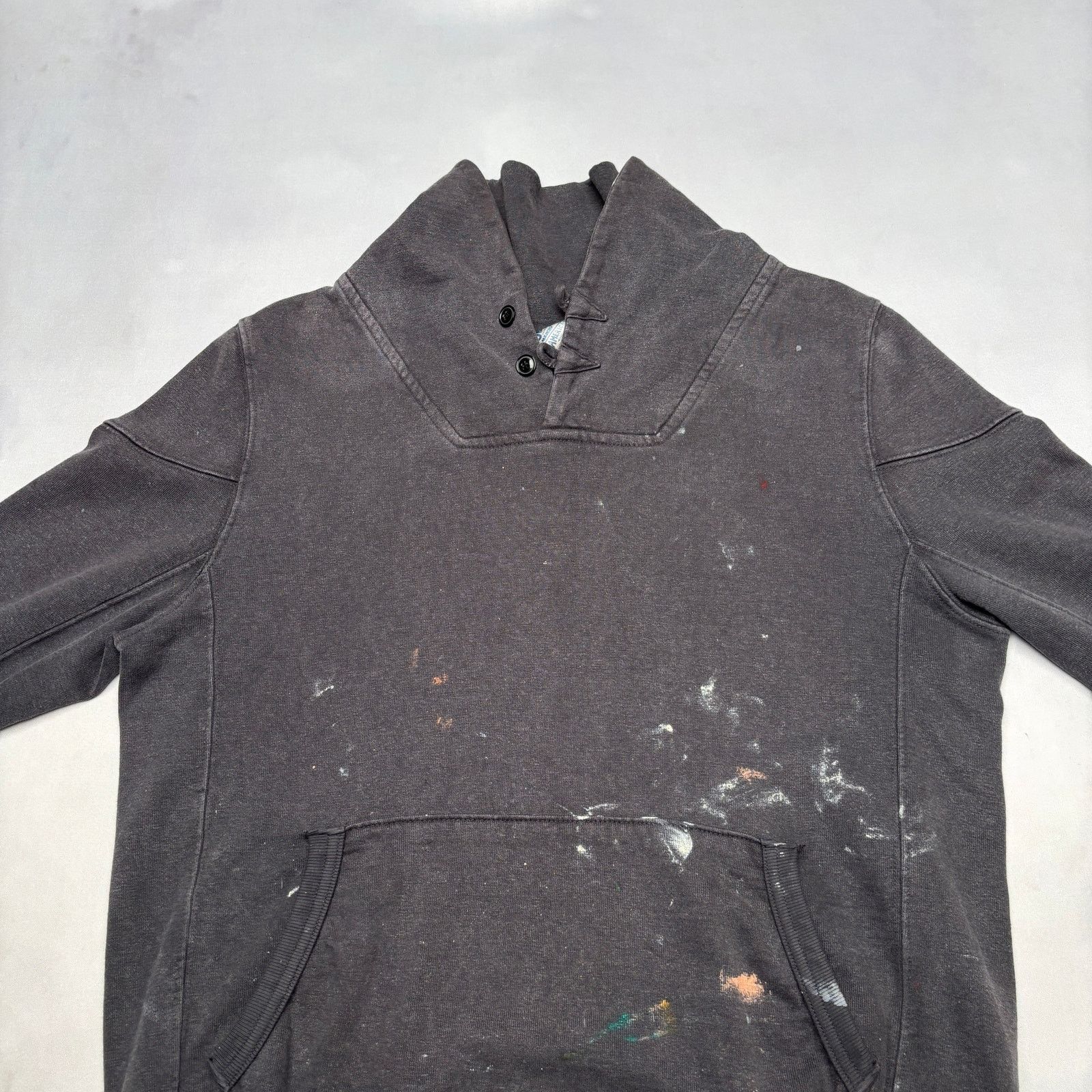 Jungmaven Jungmaven Whittier Shawl Neck Paint Sweatshirt Men's Small Size US S / EU 44-46 / 1 - 2 Thumbnail