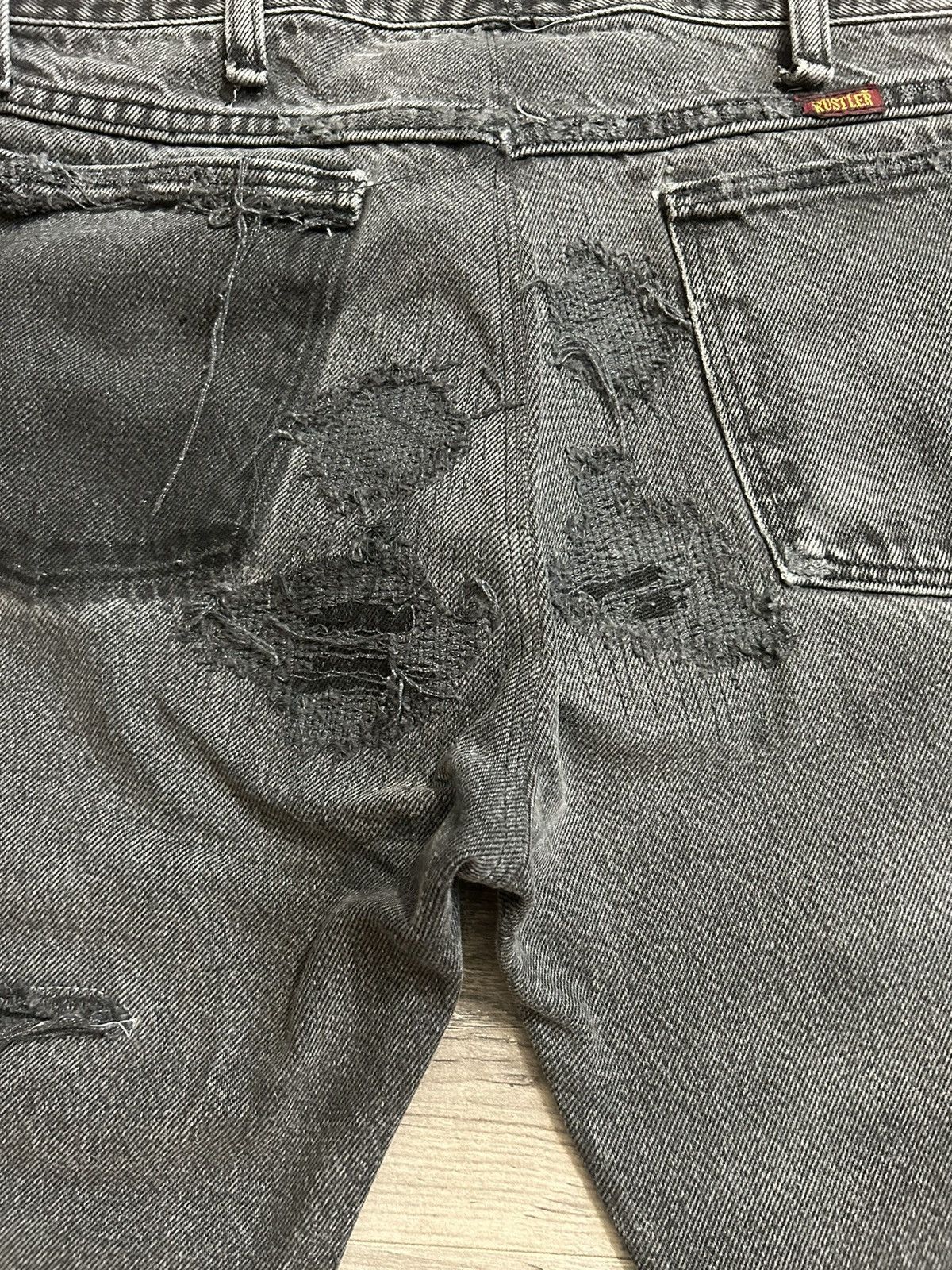 Japanese Brand 1 of 1 Repaired / Flared Denim Size US 31 - 8 Thumbnail