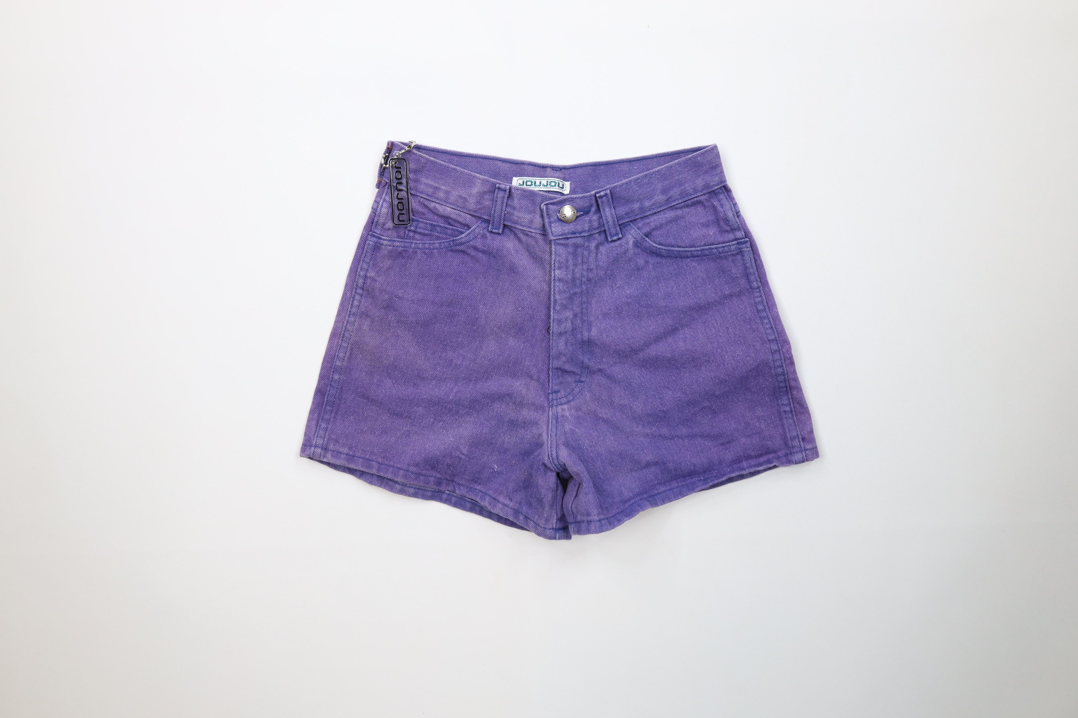 Vintage Deadstock Vintage 90s Streetwear Shorts Jorts Purple USA Size 32" / US 10 / IT 46 - 1 Thumbnail