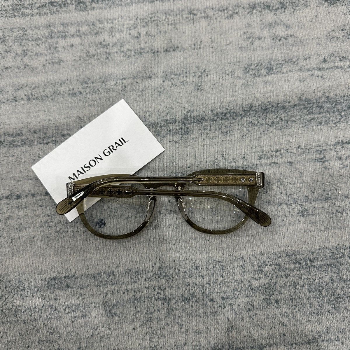 Chrome Hearts CHROME HEARTS DINGALONGLINGLONG ARMY EYEGLASSES Size ONE SIZE - 4 Thumbnail