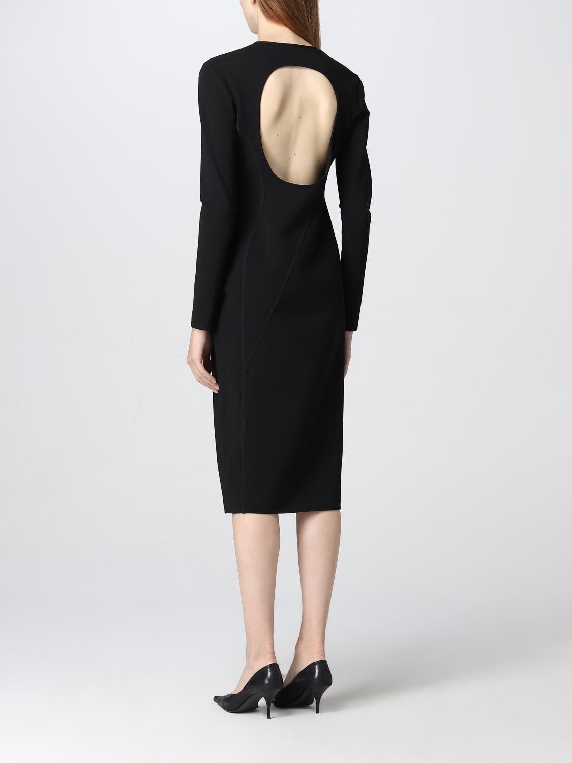 Tom Ford o1y0126 Midi Dress in Black Size M / US 6-8 / IT 42-44 - 2 Thumbnail