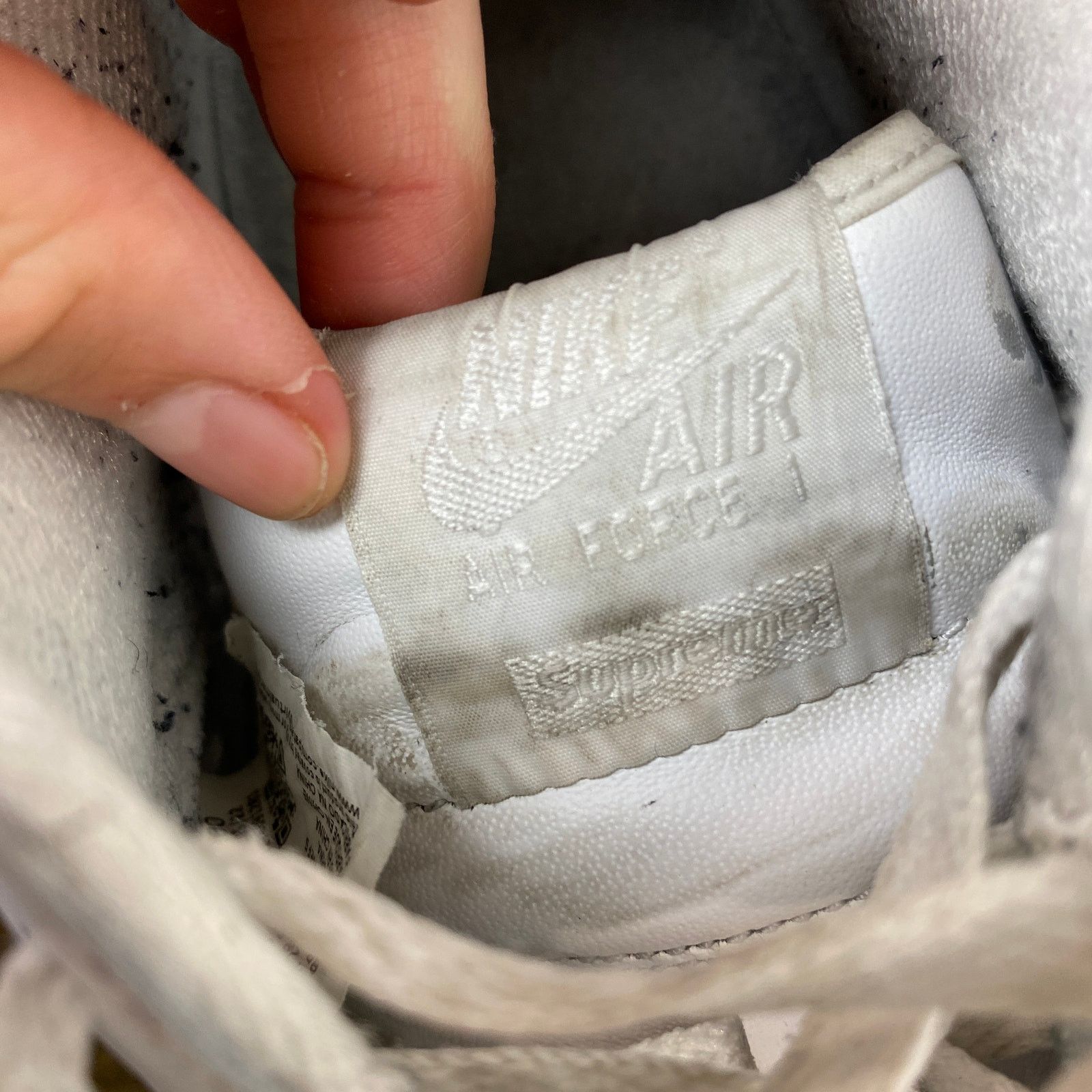 Nike × Supreme Nike Air Force 1 x Supreme Low Sneakers Shoes Men's 10.5 Size US 10.5 / EU 43-44 - 9 Thumbnail