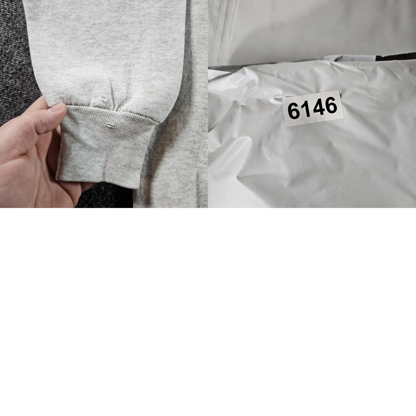 Fruit Of The Loom VINTAGE Fruit of the Loom Sweatshirt Graphic 90s Large Gray Mens Crew Neck Long Sleeve Fleece Cotton Polyester Pullover Logo Sports Size US L / EU 52-54 / 3 - 8 Thumbnail