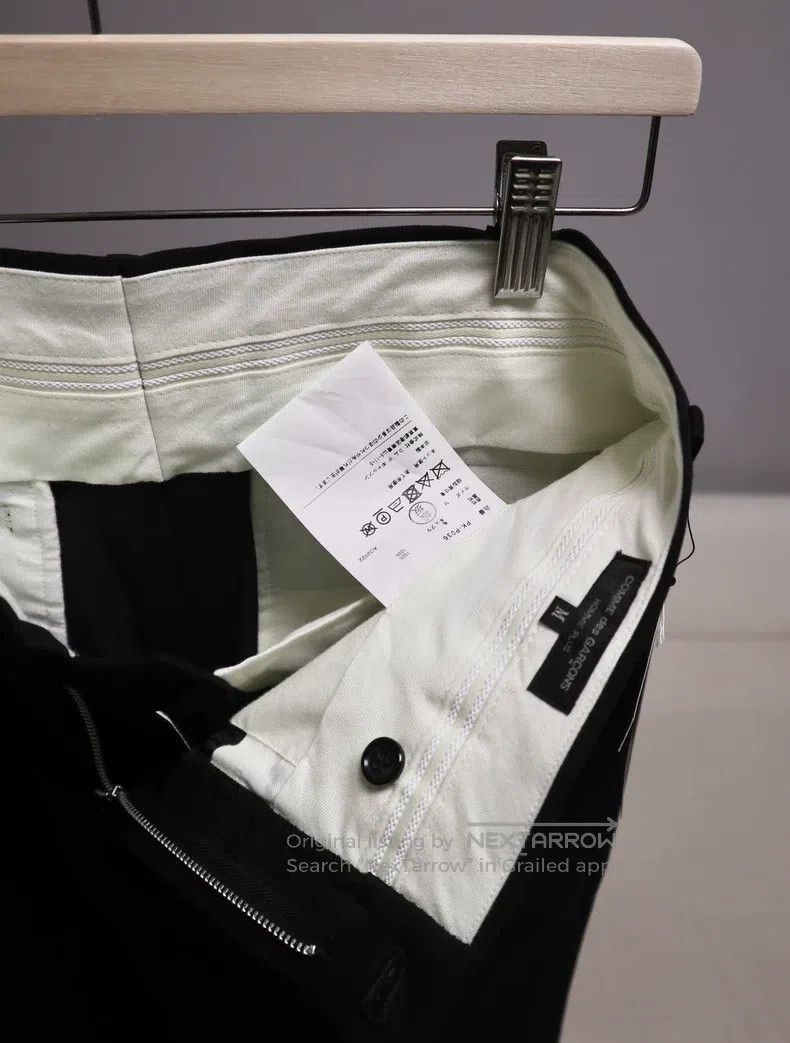 Other Comme Des Garcons size M Black wool trim long pants Size US 27 - 8 Thumbnail