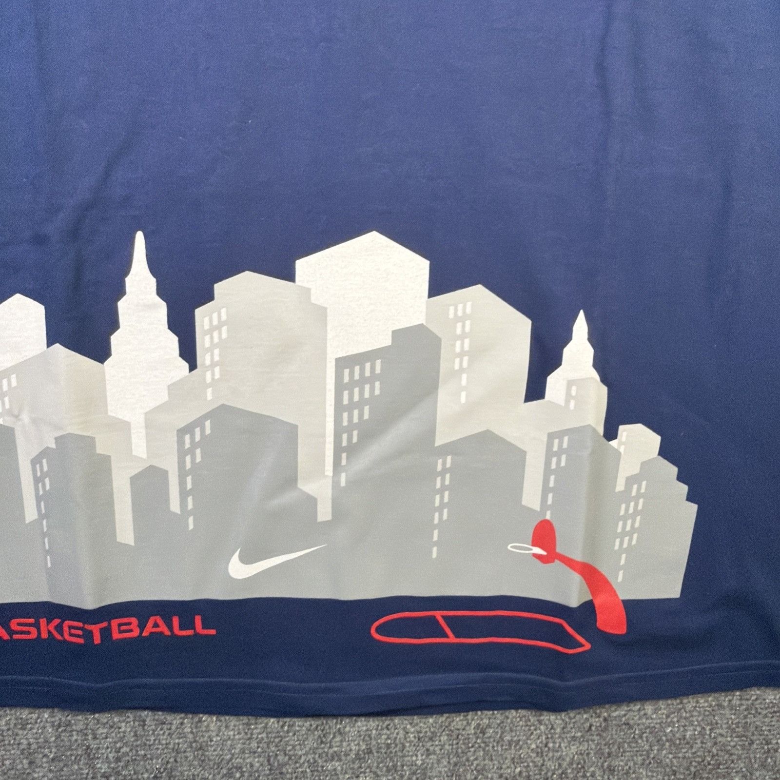 Nike Vintage Nike Shirt Mens XL Navy Y2K Basketball Wrap Around R Size US XL / EU 56 / 4 - 7 Thumbnail