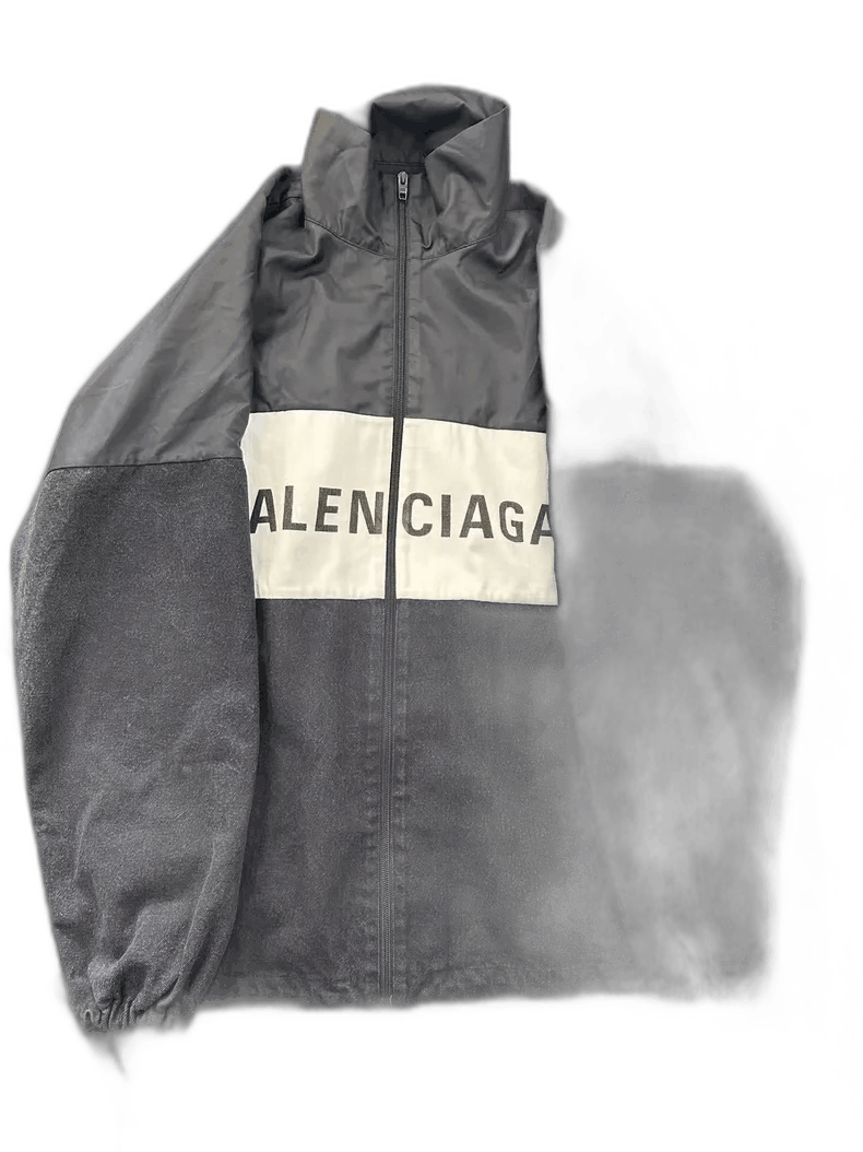 Balenciaga Balenciaga Nylon Jacket with Denim Panels Size US M / EU 48-50 / 2 - 1 Thumbnail
