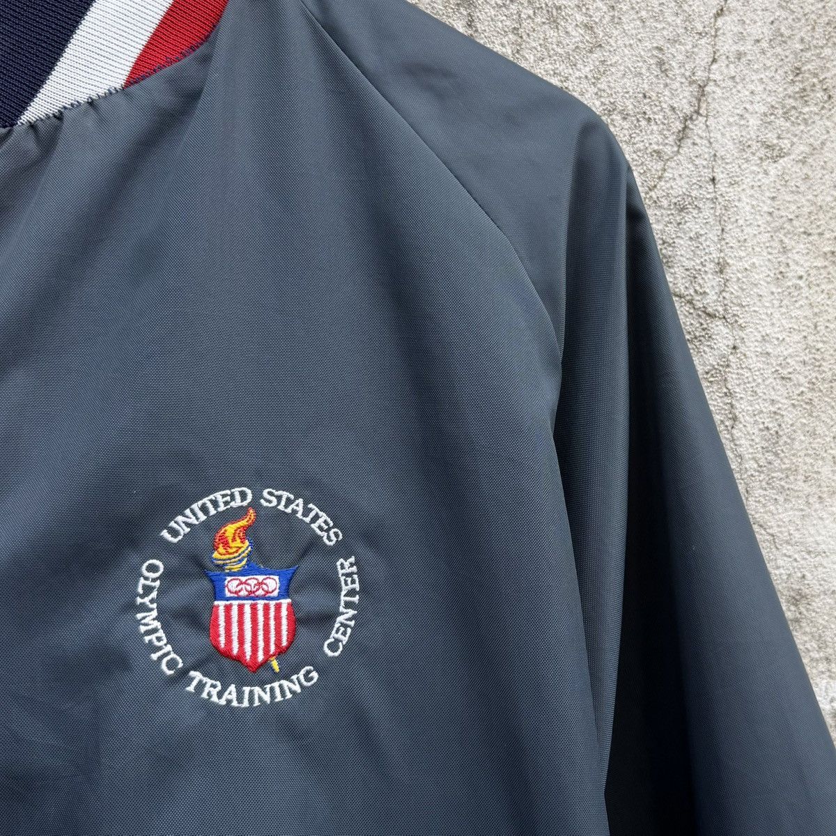 Lee VTG 80s USA Olympic Training Center Jacket Lee Nylon Bomber Size US L / EU 52-54 / 3 - 4 Thumbnail