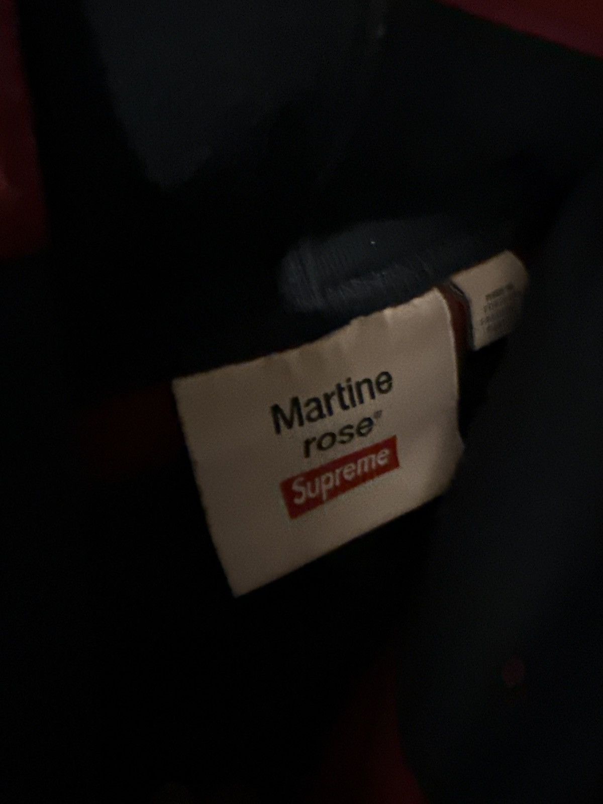 Martine Rose × Supreme Supreme x Martine Rose Red Hoodie XXL Size US XXL / EU 58 / 5 - 4 Thumbnail