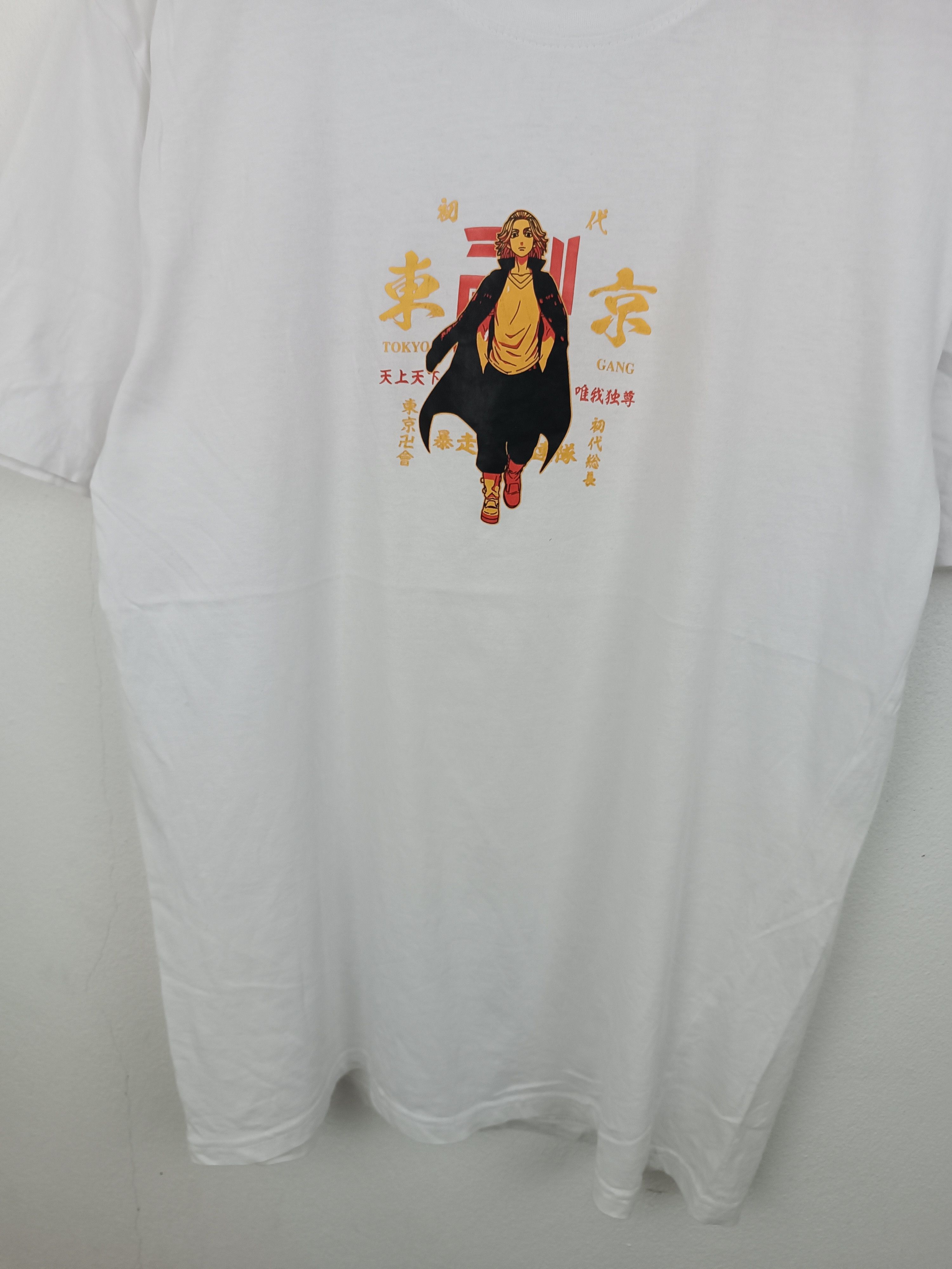 Anime VINTAGE TOKYO REVENGERS GANG MIKEY TOMAN TEE bleach naruto Size US M / EU 48-50 / 2 - 6 Thumbnail