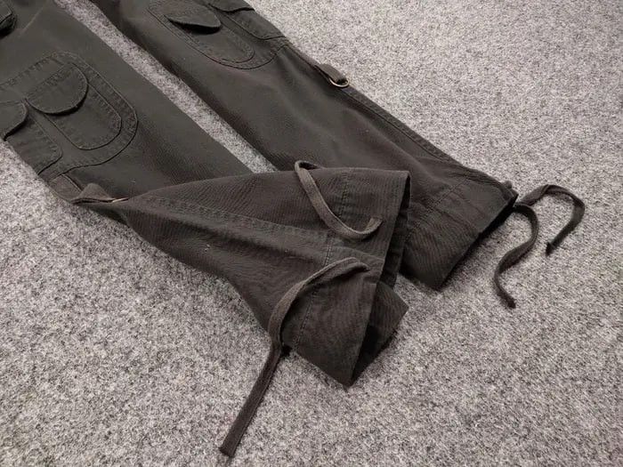 Japanese Brand Vintage 90's Japanese Baggy Multi Pocket Cargo pants Womens Size 32" / US 10 / IT 46 - 11 Thumbnail