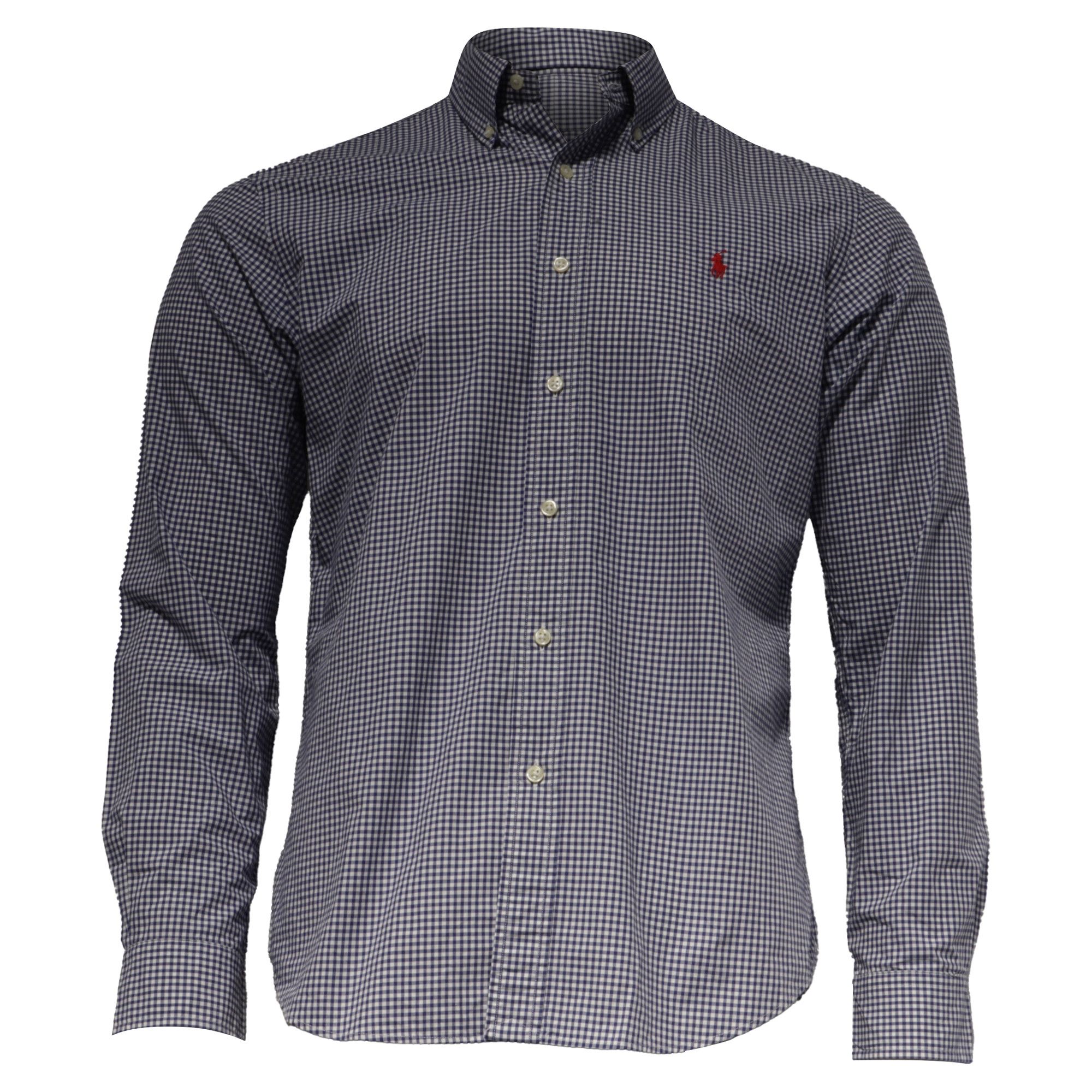 Ralph Lauren Ralph Lauren Slim Fit Checked Shirt in Navy Blue Cotton Size US L / EU 52-54 / 3 - 1 Thumbnail