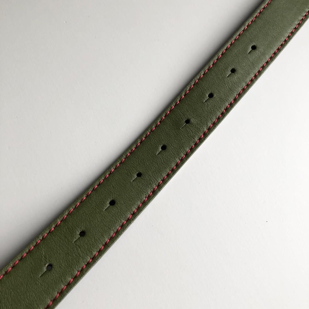 Vivienne Westwood Contrast Stitch Orb Leather Belt Size ONE SIZE - 6 Thumbnail