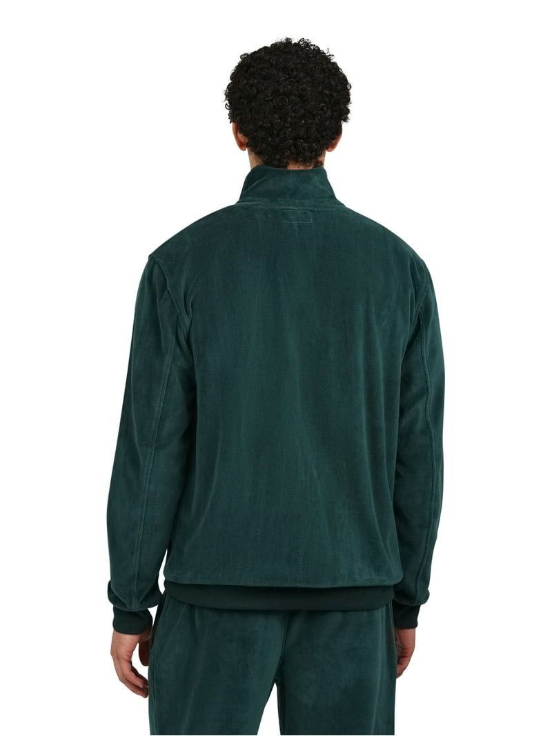 Snoop Dogg Dogg Supply x Snoop Dogg Mens Emerald Velour Track Jacket S Size US S / EU 44-46 / 1 - 7 Thumbnail
