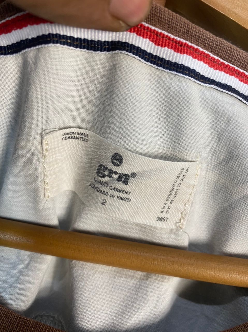 GRN × Japanese Brand Grn stripe single pocket tshirt Size US S / EU 44-46 / 1 - 5 Thumbnail