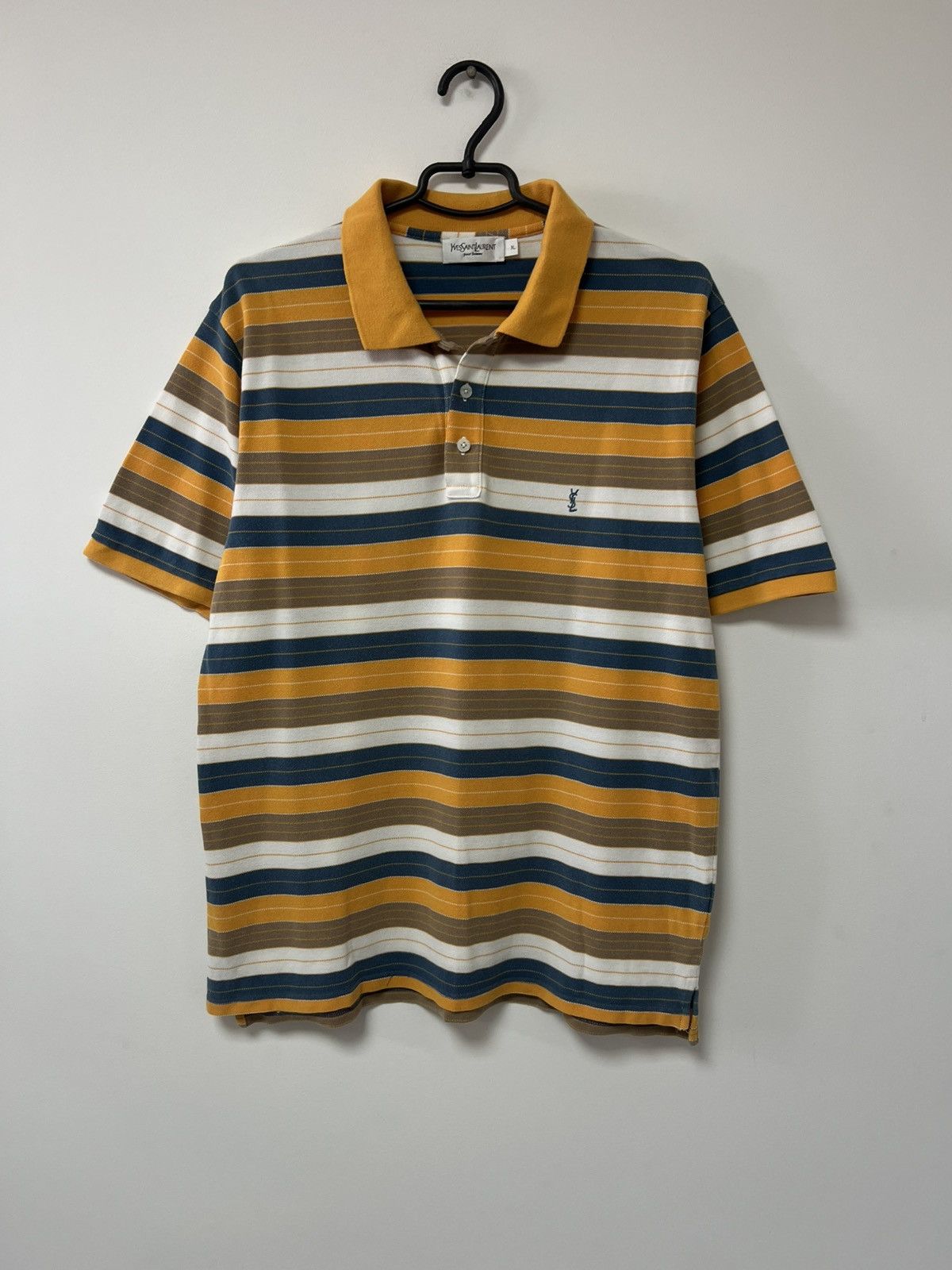Yves Saint Laurent Hype Yves Saint Lauren Polo T Shirt YSL Luxury Mens sz XL Size US XL / EU 56 / 4 - 3 Thumbnail