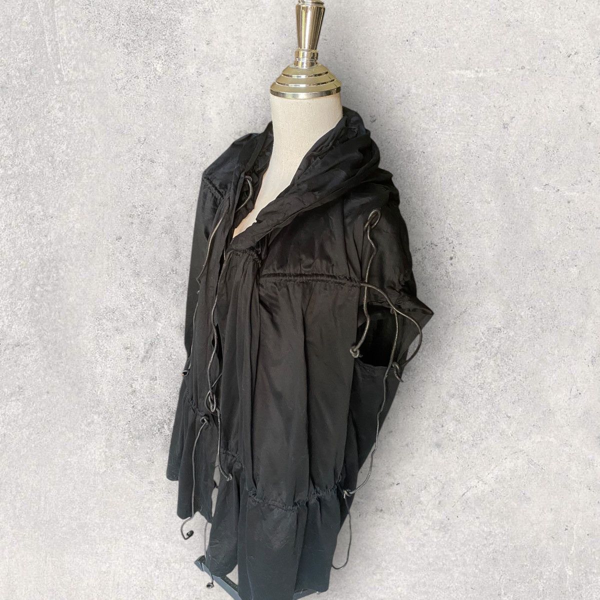 Vintage Vintage 90’s Yohji Yamamoto Leather Shrunken Cotton Vest Size S / US 4 / IT 40 - 4 Thumbnail