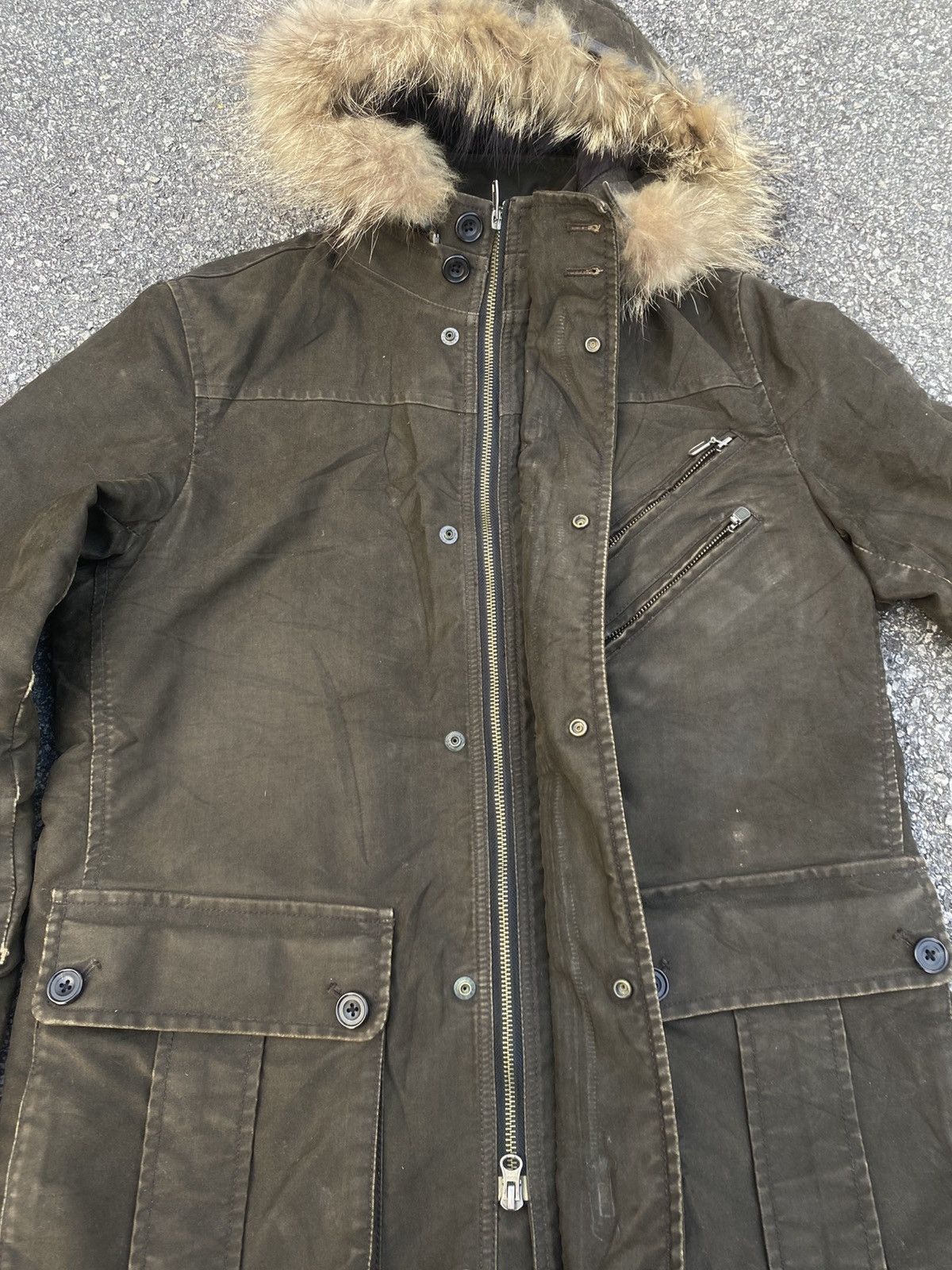 Le Grande Bleu (L.G.B.) Difference Rupert Parka Fur Hood Seditionaries Jacket Size US L / EU 52-54 / 3 - 7 Thumbnail