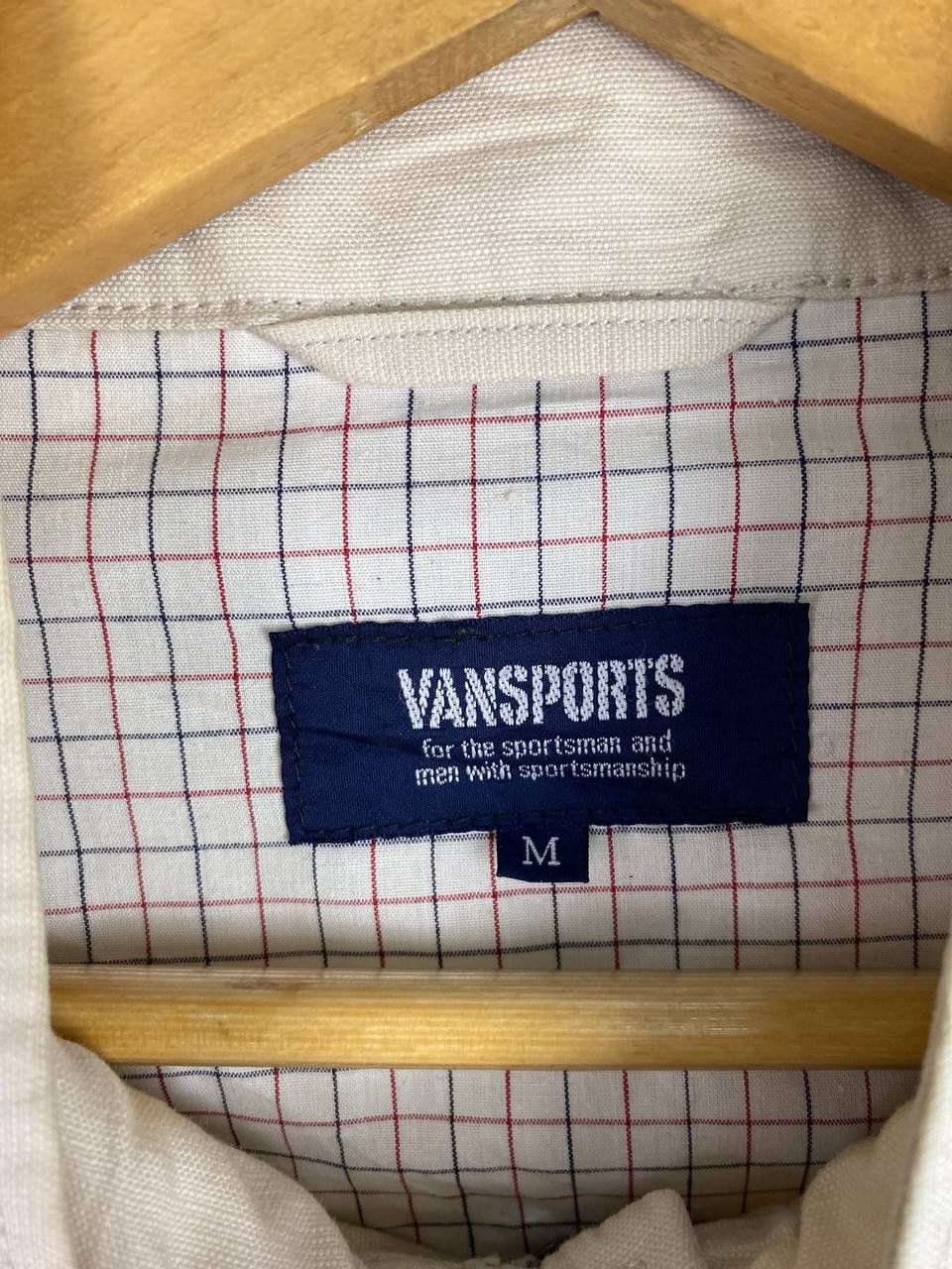 Van van sport light jacket checkered lining Size US M / EU 48-50 / 2 - 6 Thumbnail