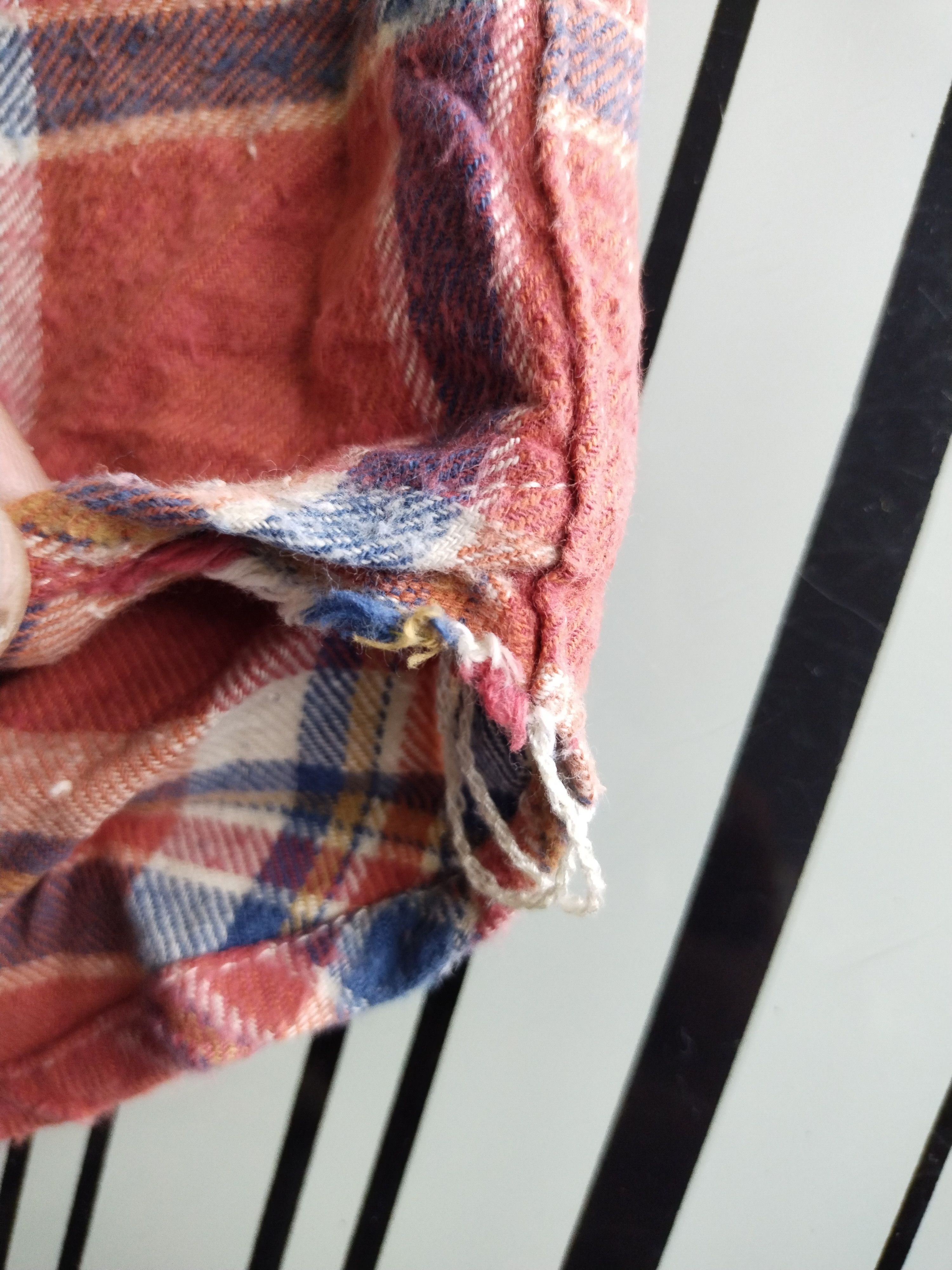 Japanese Brand × Remi Relief Vtg Japanese Slub Flannel Work Shirt Size US L / EU 52-54 / 3 - 8 Thumbnail