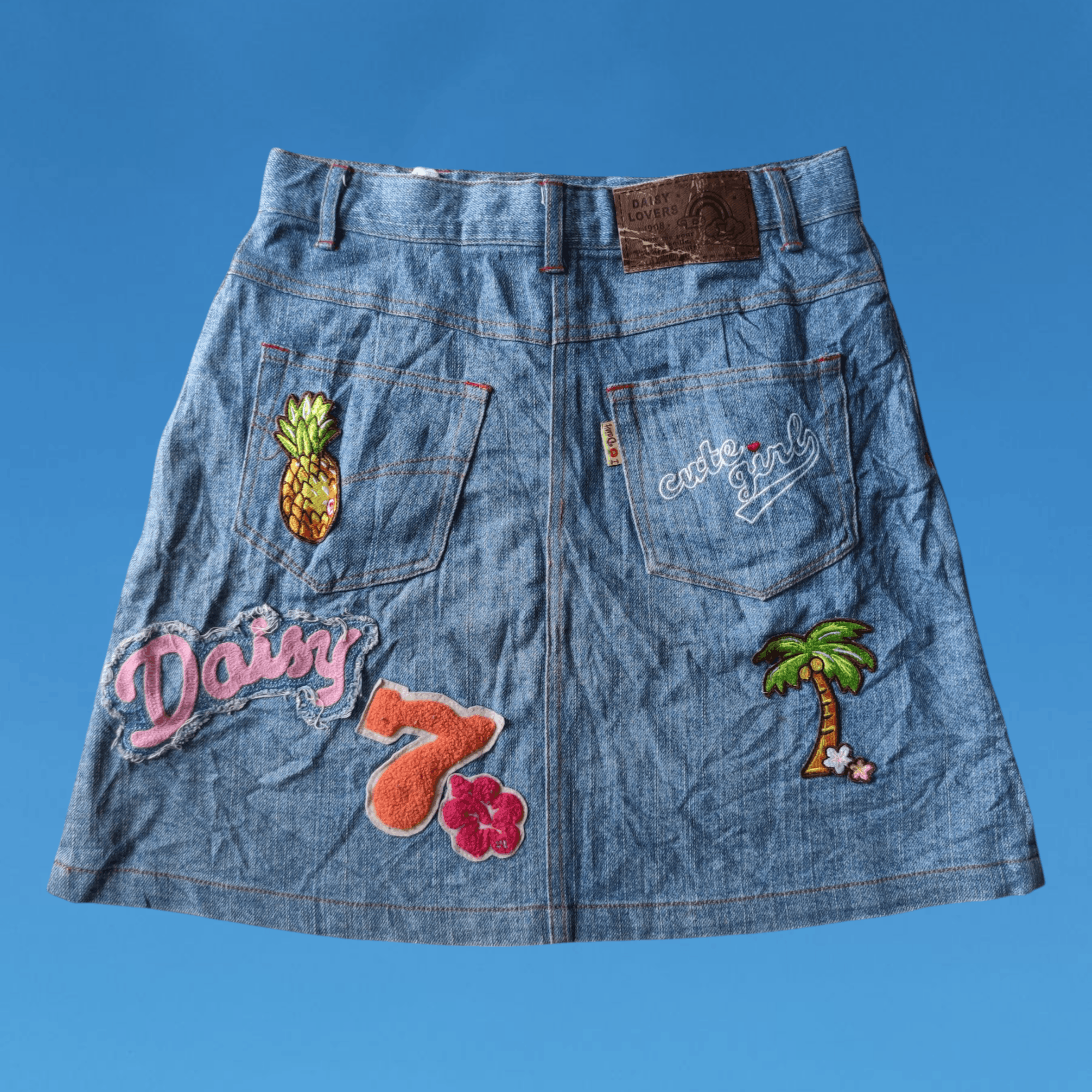 Angel Blue × Hysteric Glamour × Japanese Brand 2000s Daisy Lovers Skirt Size 27" / US 4 / IT 40 - 2 Thumbnail