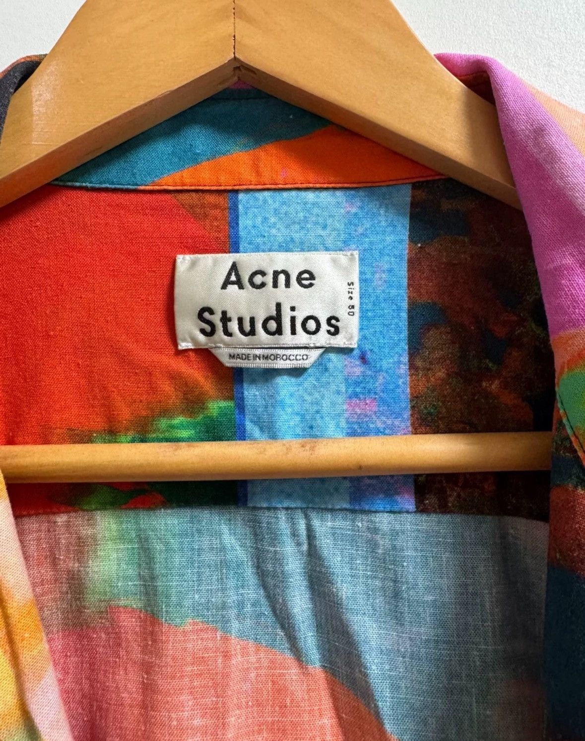 Acne Studios Acne Studios Plant Pattern Shirt Size US M / EU 48-50 / 2 - 6 Thumbnail
