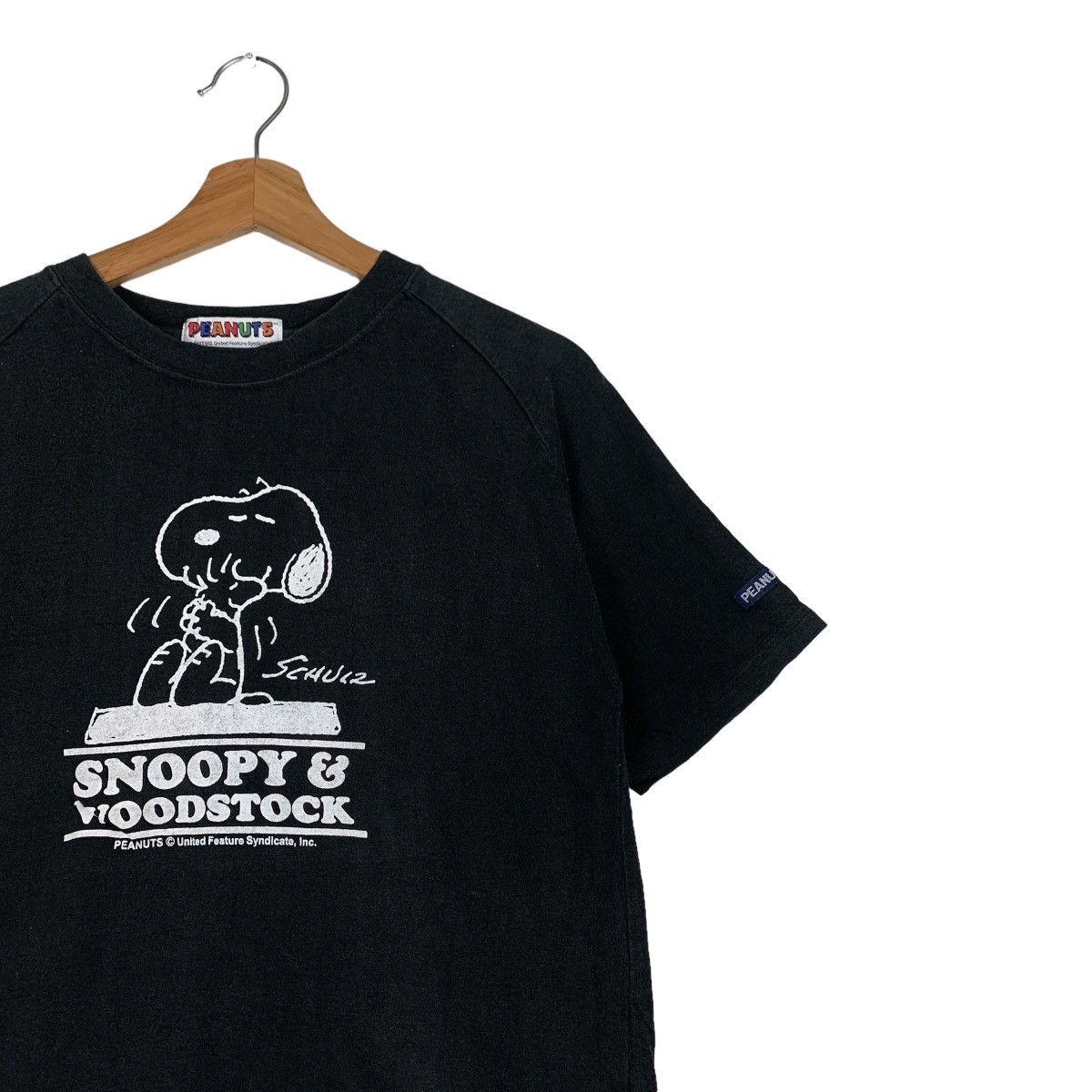 Peanuts PEANUTS Snoopy & Woodstock Big Logo Tees #0215-C10 Size US M / EU 48-50 / 2 - 6 Thumbnail