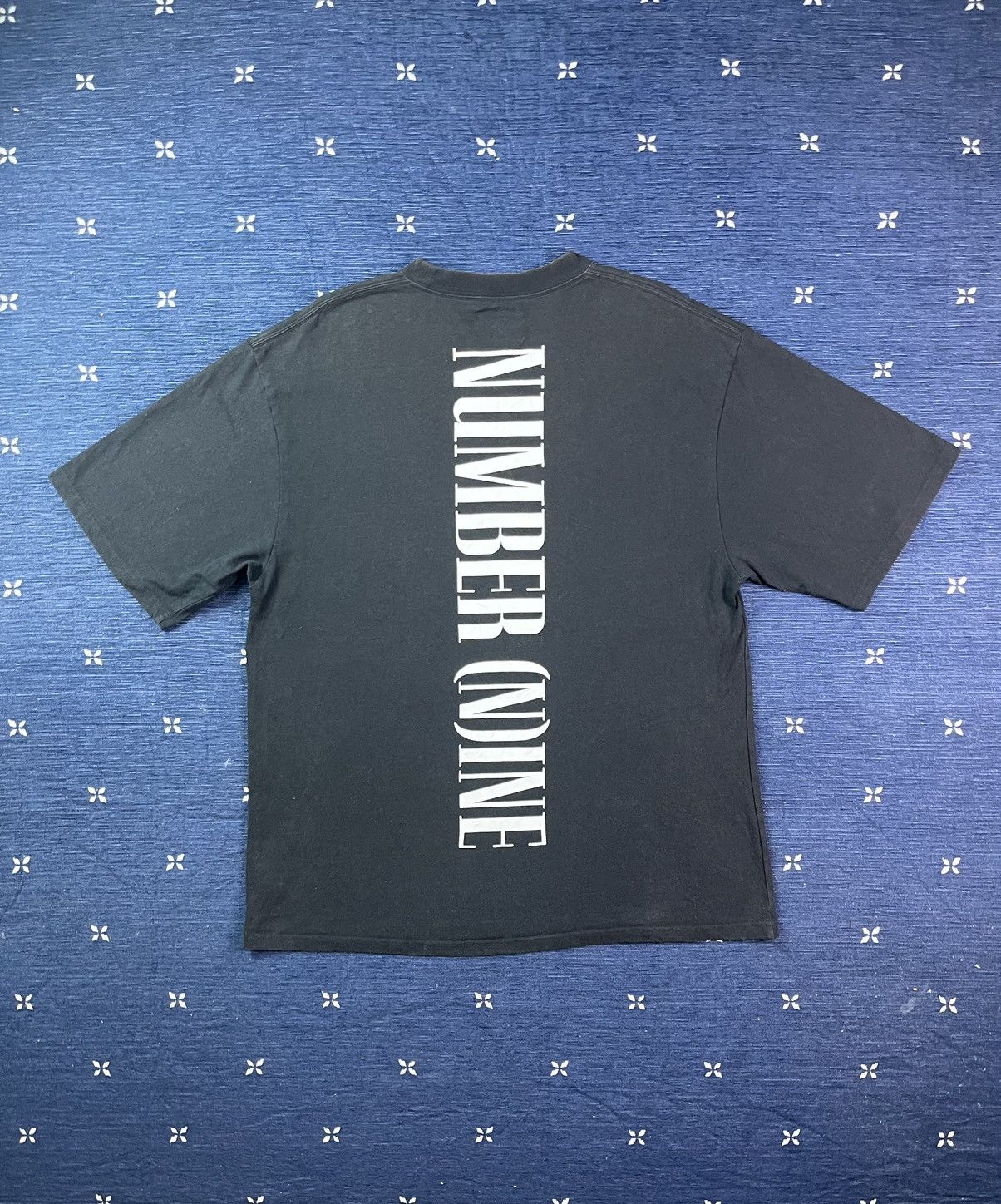 Japanese Brand × Number (N)ine Number (N)INE Black t-shirt Size US L / EU 52-54 / 3 - 2 Thumbnail