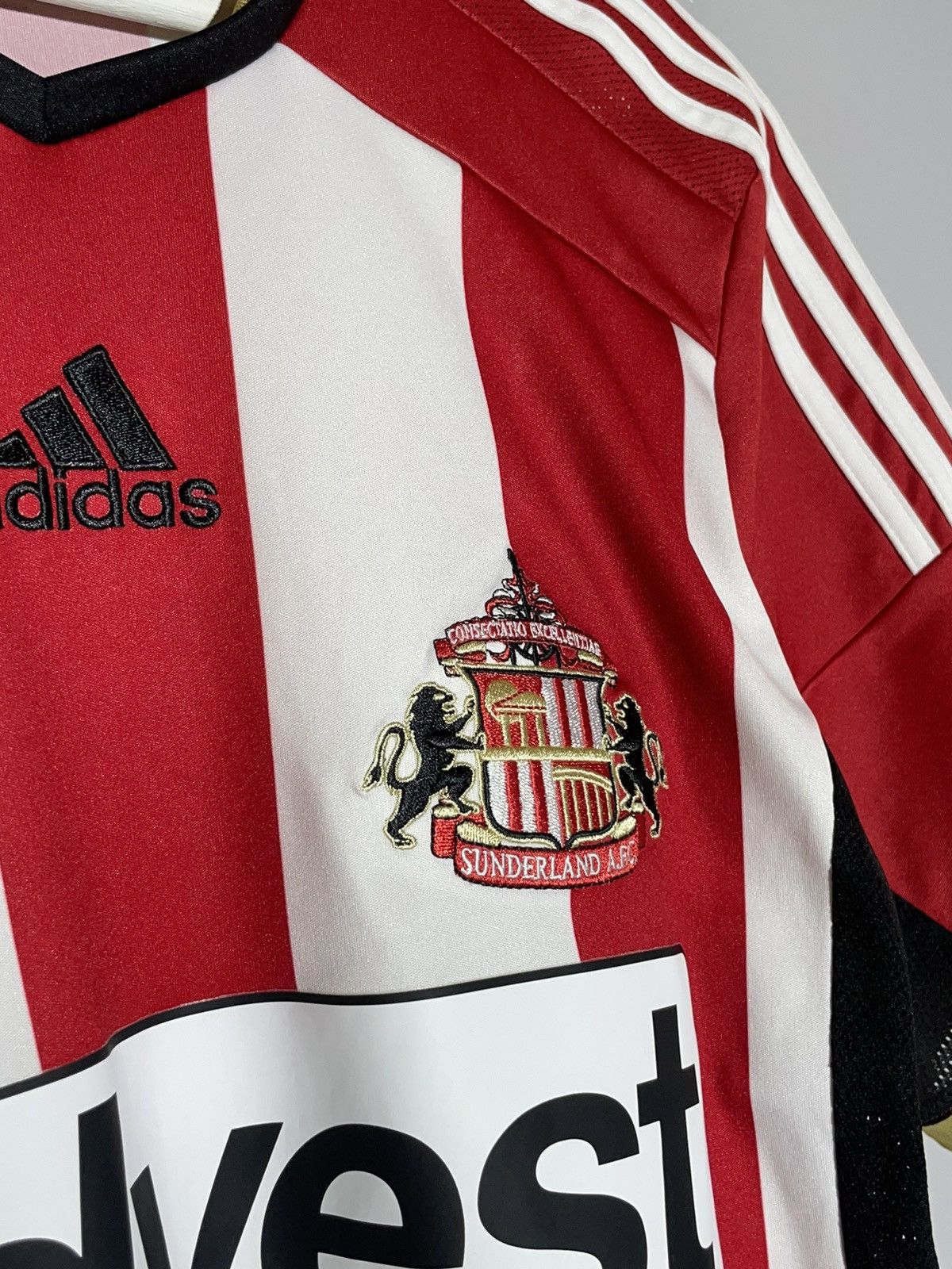 Adidas Sunderland Adidas 2014/15 Home Y2k Streetwear Football Shirt Size US S / EU 44-46 / 1 - 4 Thumbnail