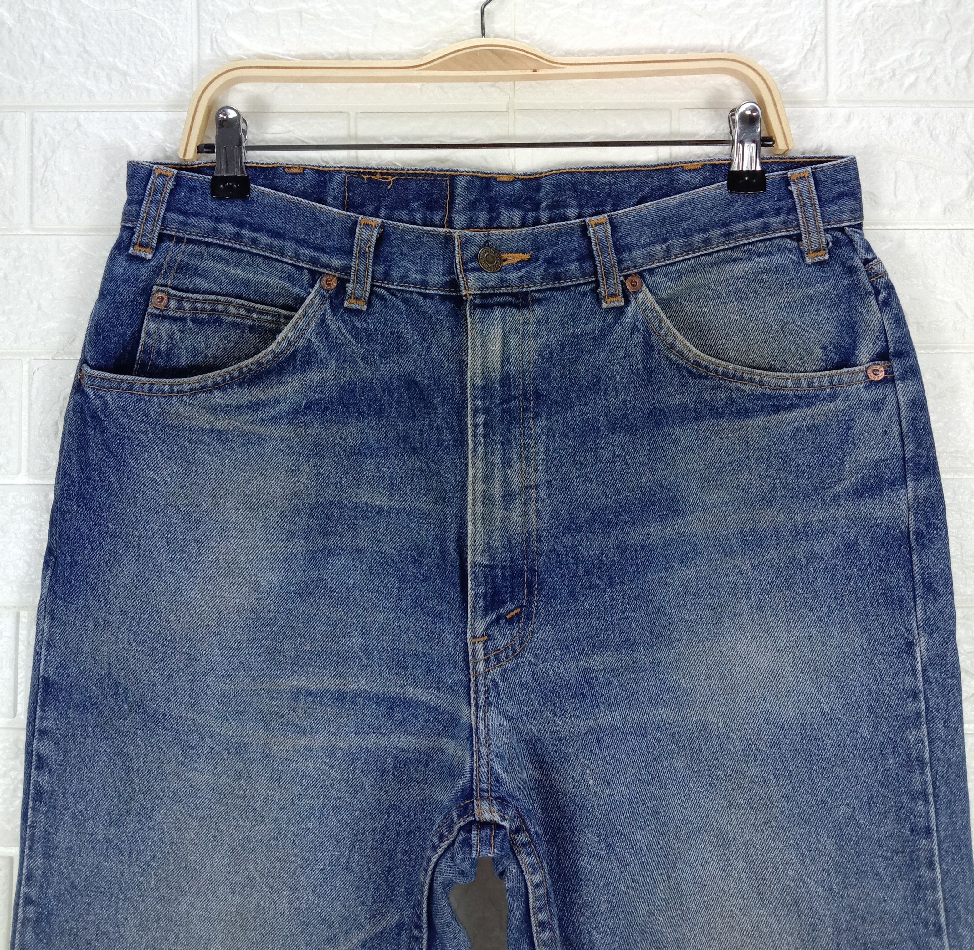 Levi's Vintage Levi's 506 Orange Tab Jeans Faded Blue Denim Size US 34 / EU 50 - 2 Thumbnail