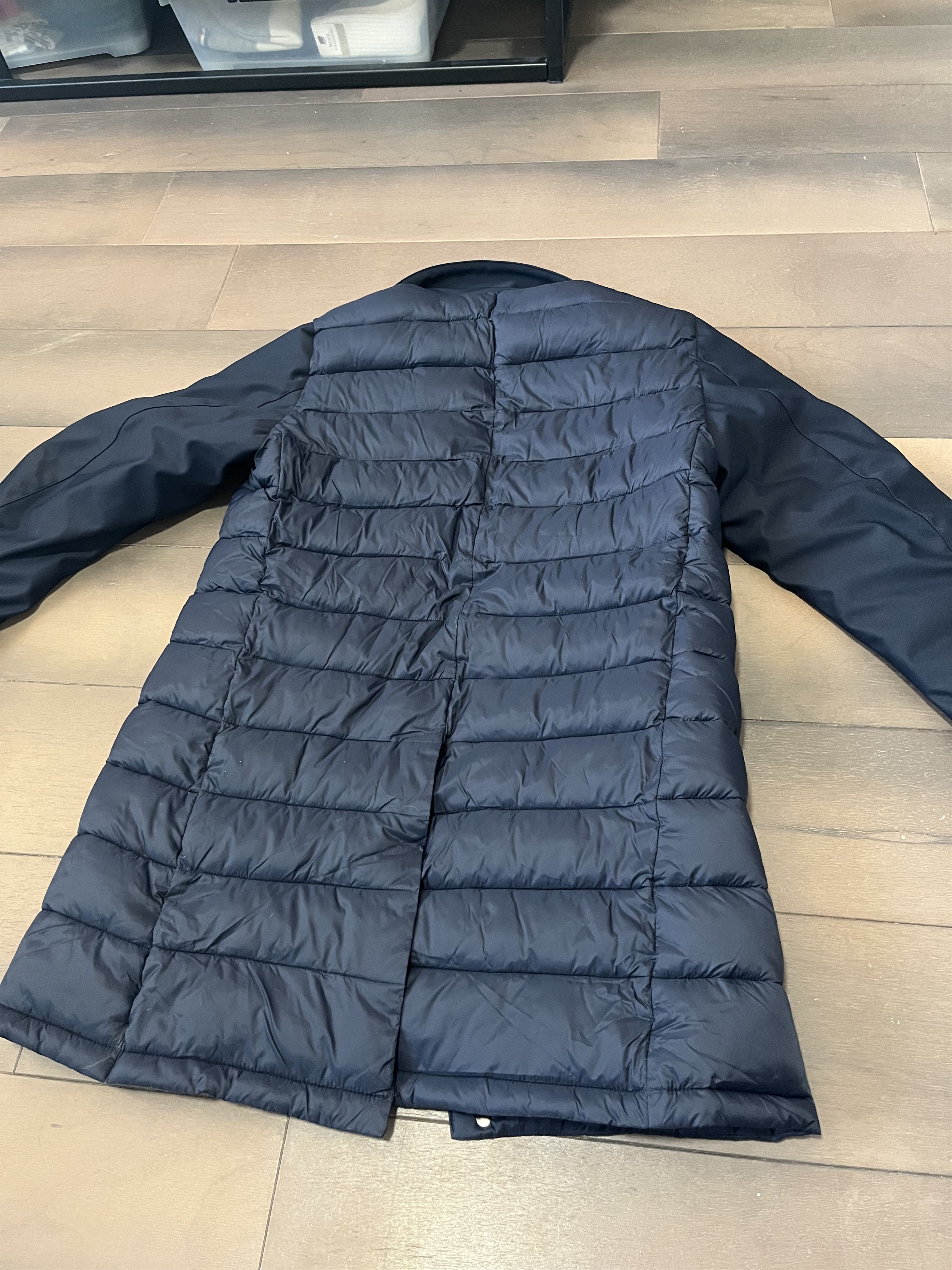 Japanese Brand Sartorial Hybrid Puffer Coat by Exibit Size US M / EU 48-50 / 2 - 3 Thumbnail
