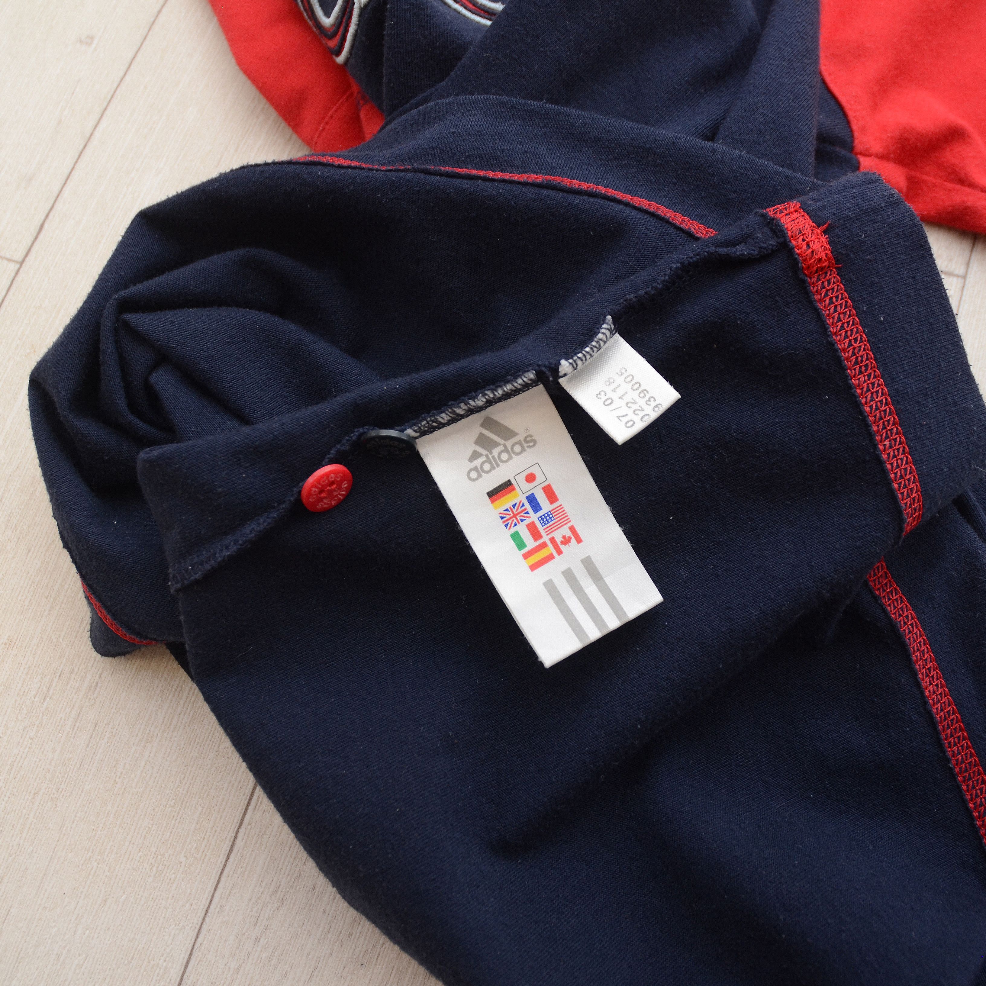 Adidas Vintage Adidas Polo T-shirts Base 90s Y2K Distressed Size US M / EU 48-50 / 2 - 11 Thumbnail
